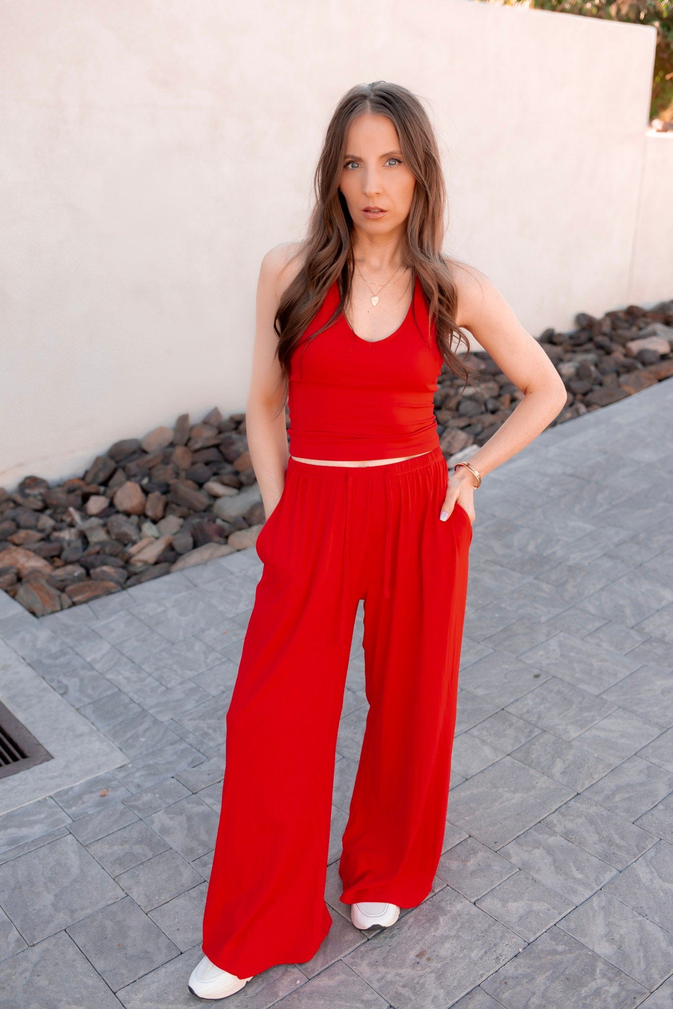 Wide Leg Pant Set-Sets-Krush Kandy, Women's Online Fashion Boutique Located in Phoenix, Arizona (Scottsdale Area)