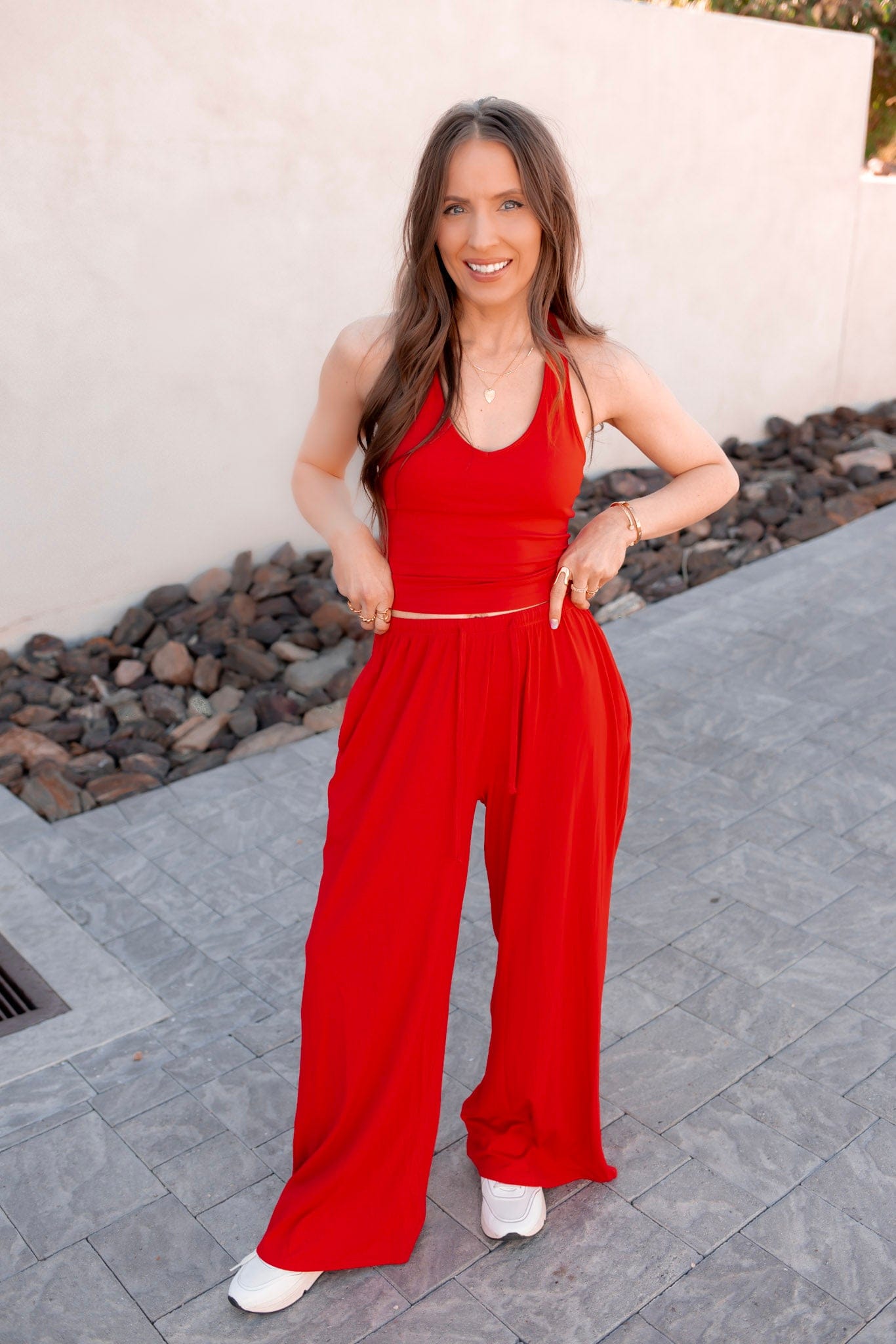 Wide Leg Pant Set-Sets-Krush Kandy, Women's Online Fashion Boutique Located in Phoenix, Arizona (Scottsdale Area)