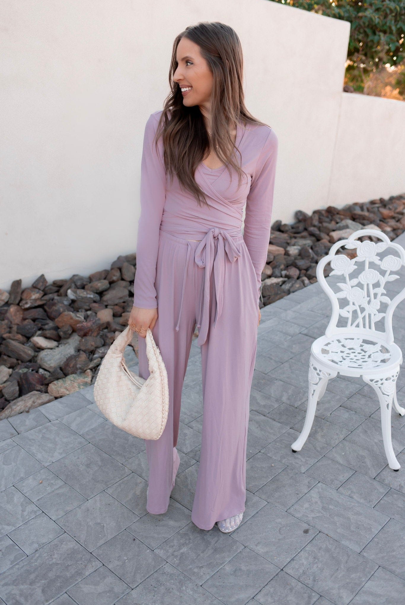 Tie Waist Pant Set-Sets-Krush Kandy, Women's Online Fashion Boutique Located in Phoenix, Arizona (Scottsdale Area)