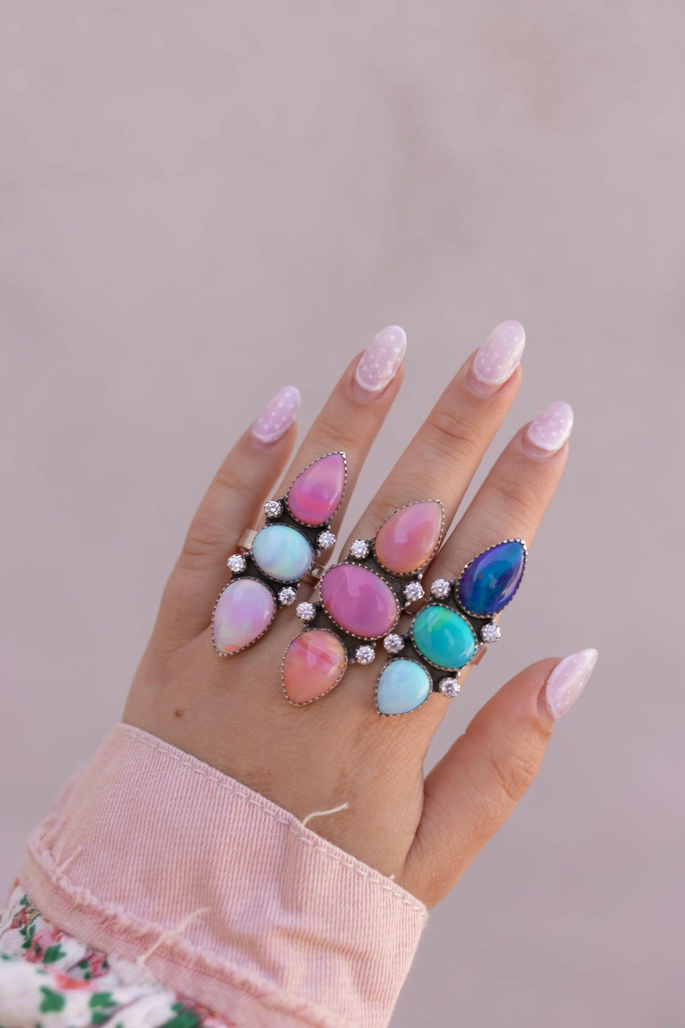 One Of A Kind Aurora Crawler Rings MADE TO ORDER-Ring Sizers-Krush Kandy, Women's Online Fashion Boutique Located in Phoenix, Arizona (Scottsdale Area)