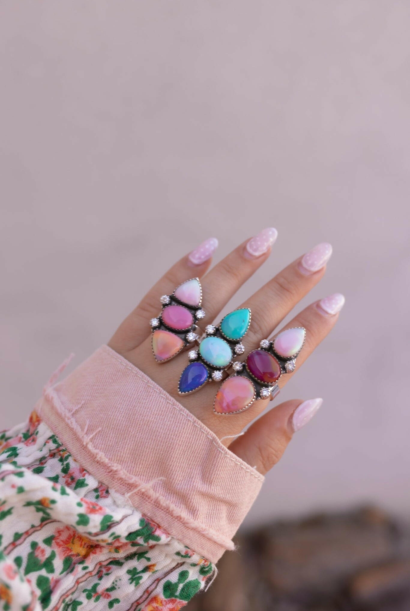One Of A Kind Aurora Crawler Rings MADE TO ORDER-Ring Sizers-Krush Kandy, Women's Online Fashion Boutique Located in Phoenix, Arizona (Scottsdale Area)