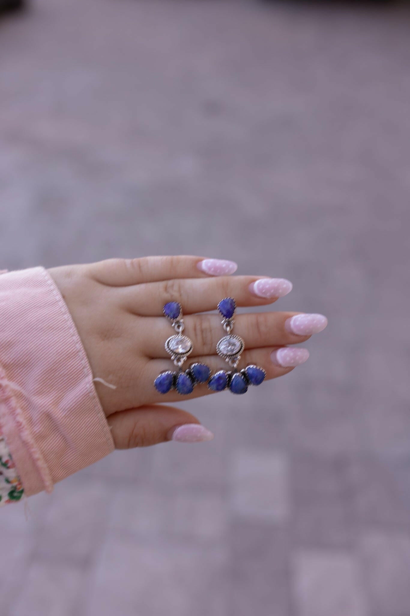 Crystal & Multi Stone Earrings-Earrings-Krush Kandy, Women's Online Fashion Boutique Located in Phoenix, Arizona (Scottsdale Area)