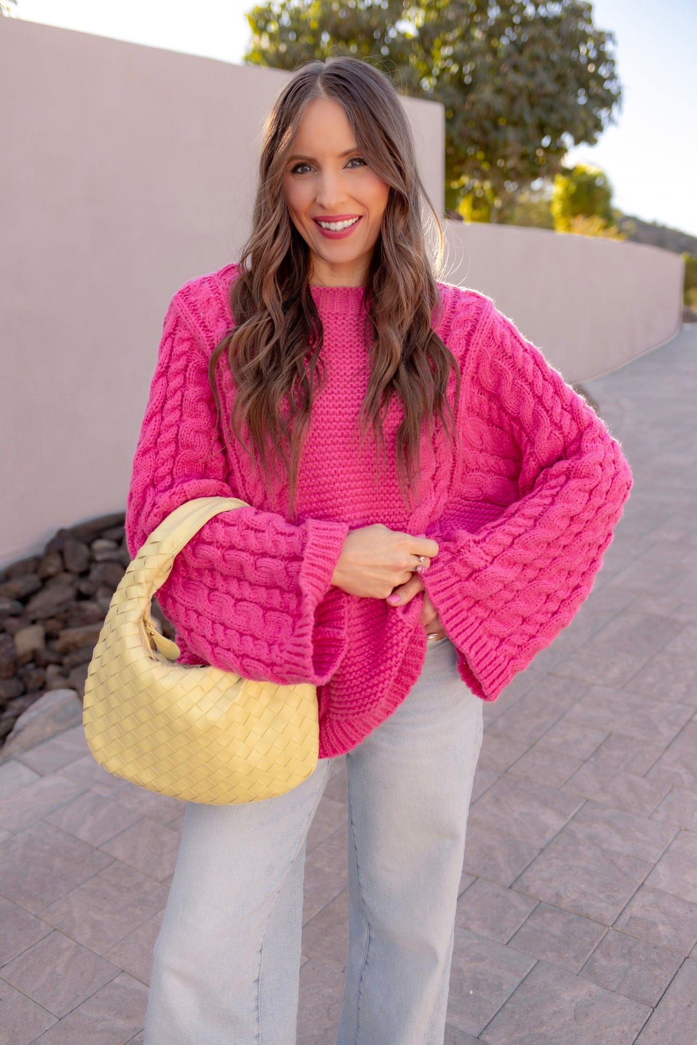 Sugar Kiss Oversized Knit Sweater-Sweater-Krush Kandy, Women's Online Fashion Boutique Located in Phoenix, Arizona (Scottsdale Area)