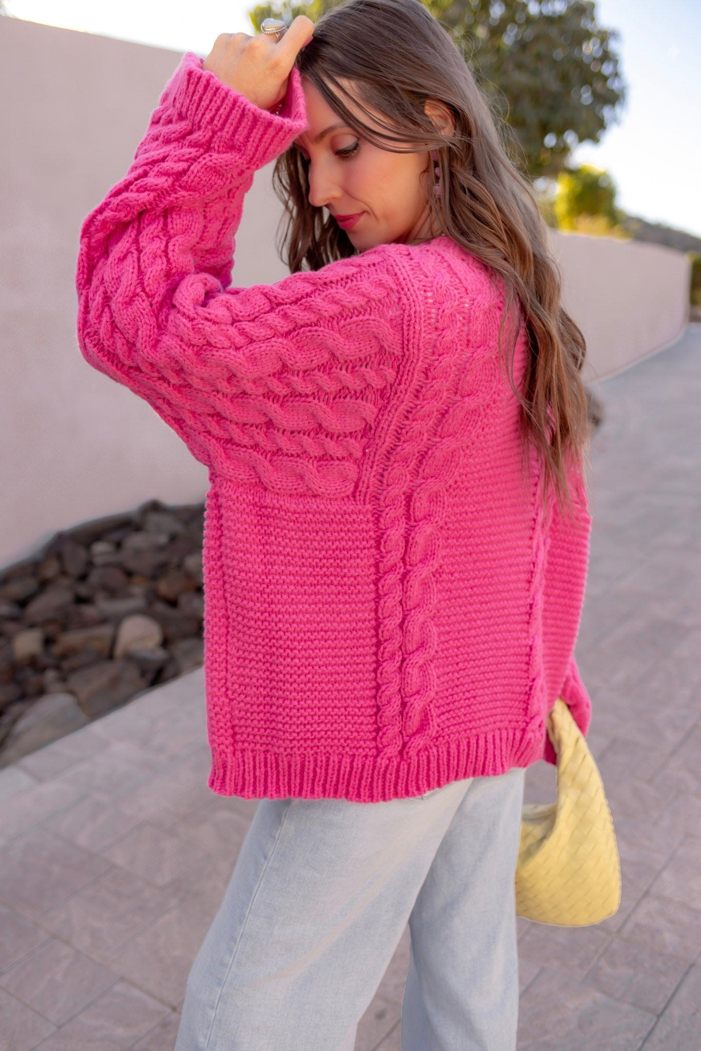 Sugar Kiss Oversized Knit Sweater-Sweater-Krush Kandy, Women's Online Fashion Boutique Located in Phoenix, Arizona (Scottsdale Area)