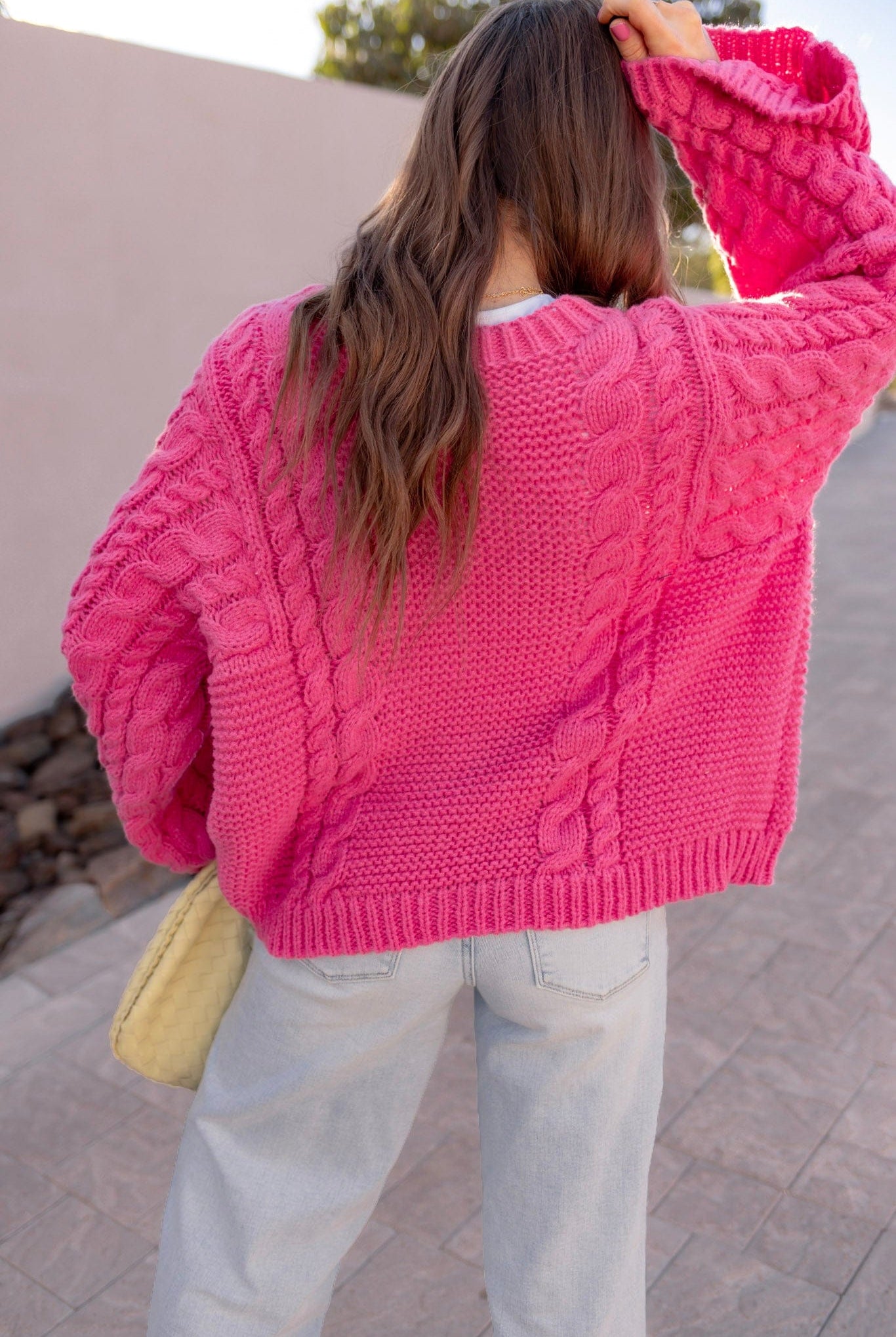 Sugar Kiss Oversized Knit Sweater-Sweater-Krush Kandy, Women's Online Fashion Boutique Located in Phoenix, Arizona (Scottsdale Area)