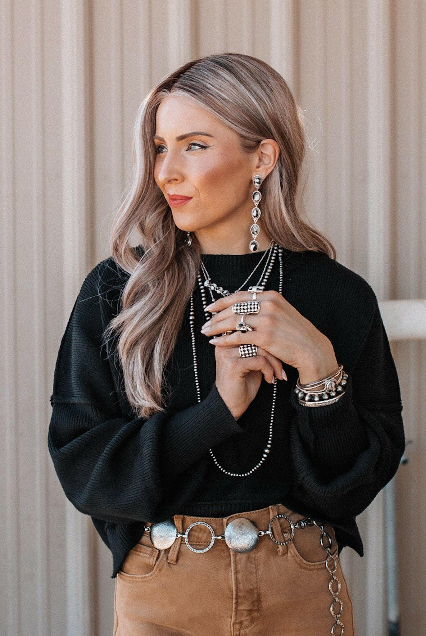 Vintage Boho Stone Drop Earrings-Drop Earrings-Krush Kandy, Women's Online Fashion Boutique Located in Phoenix, Arizona (Scottsdale Area)