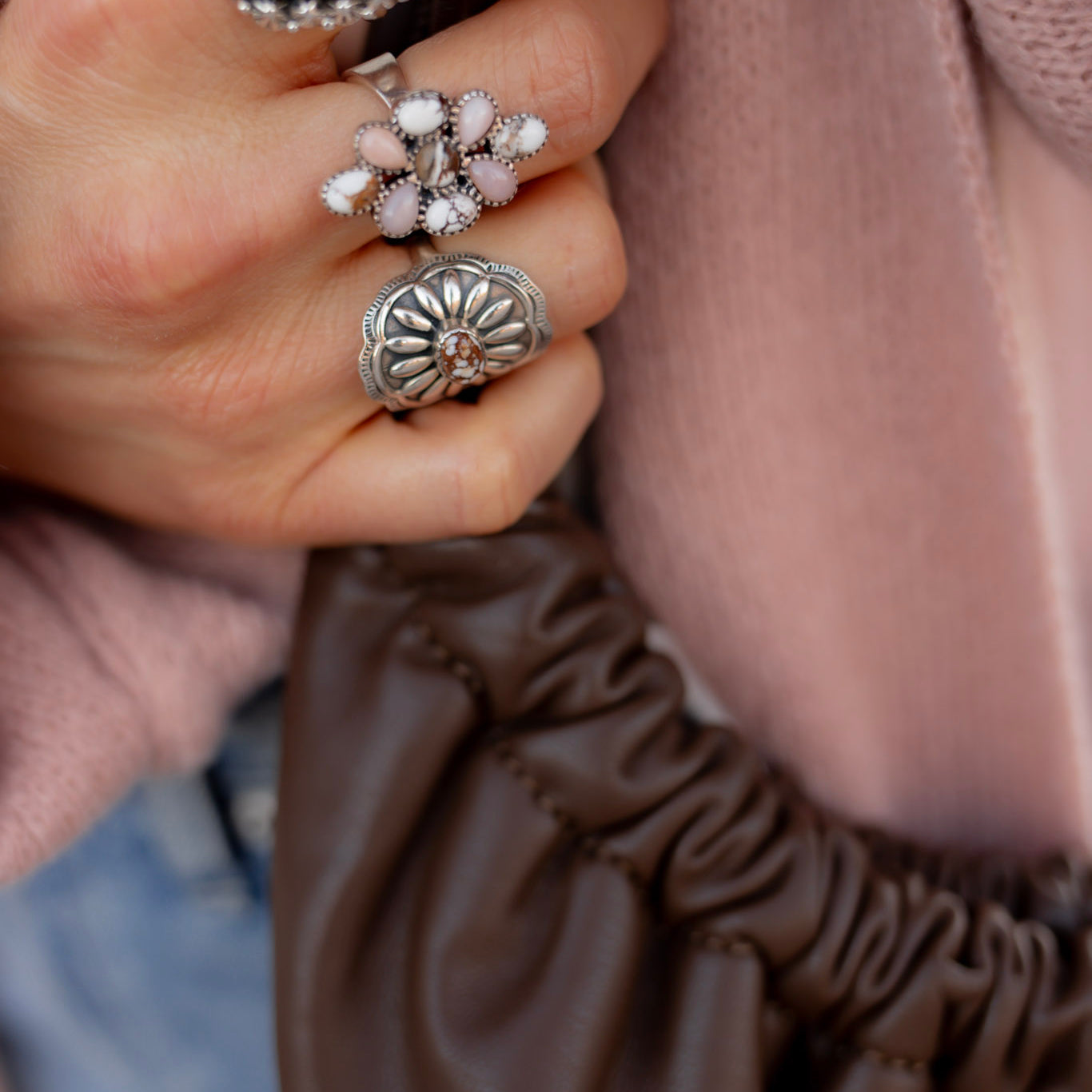 Single Stone Blossom Ring | 4 Stone Options