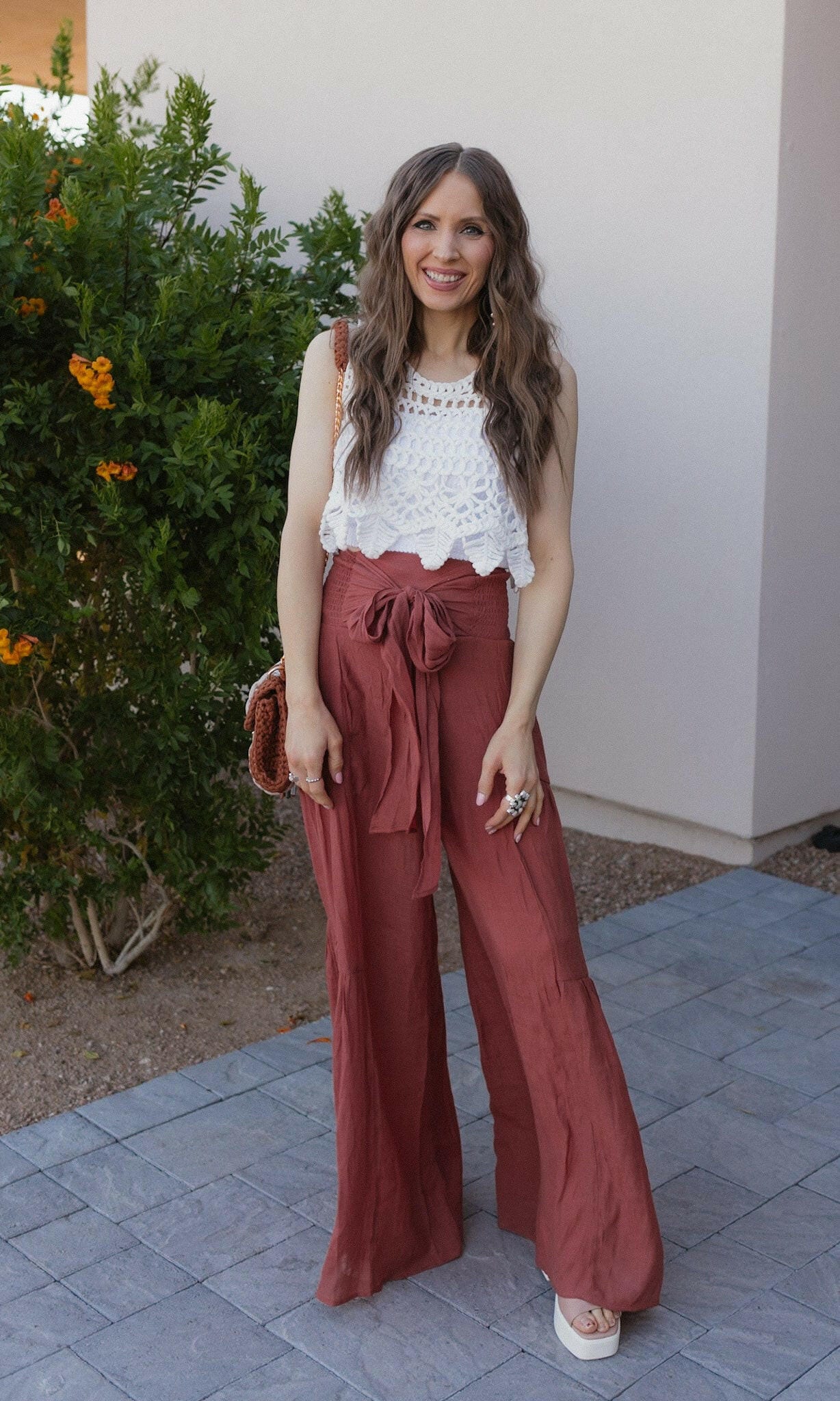 Boho Breeze Tiered Palazzo Pants S-3X-Pants-Krush Kandy, Women's Online Fashion Boutique Located in Phoenix, Arizona (Scottsdale Area)