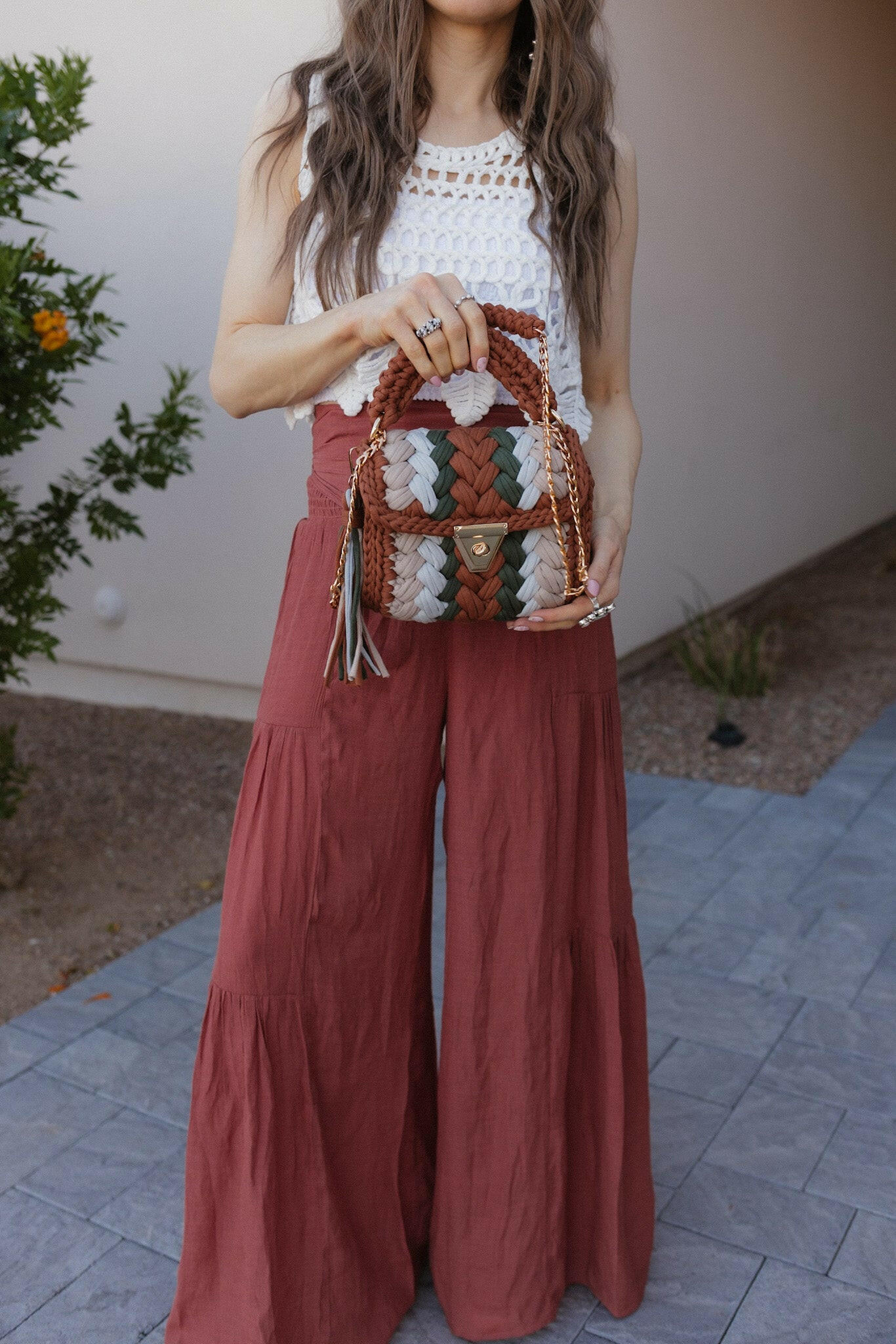 Enchanted Forest Handmade Crochet Purse-handbags-Krush Kandy, Women's Online Fashion Boutique Located in Phoenix, Arizona (Scottsdale Area)