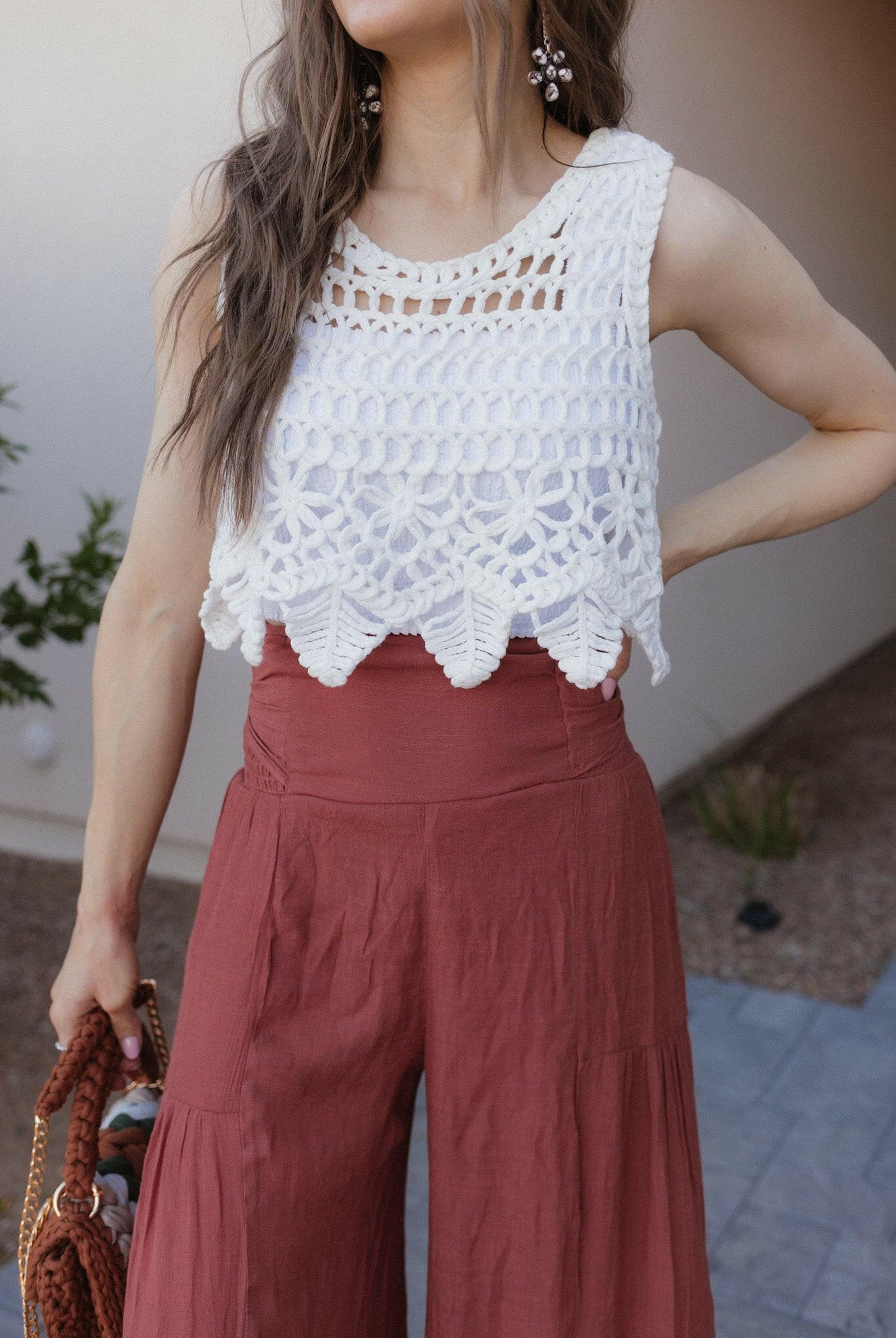 Bloom & Thread Crochet Top-Tops-Krush Kandy, Women's Online Fashion Boutique Located in Phoenix, Arizona (Scottsdale Area)