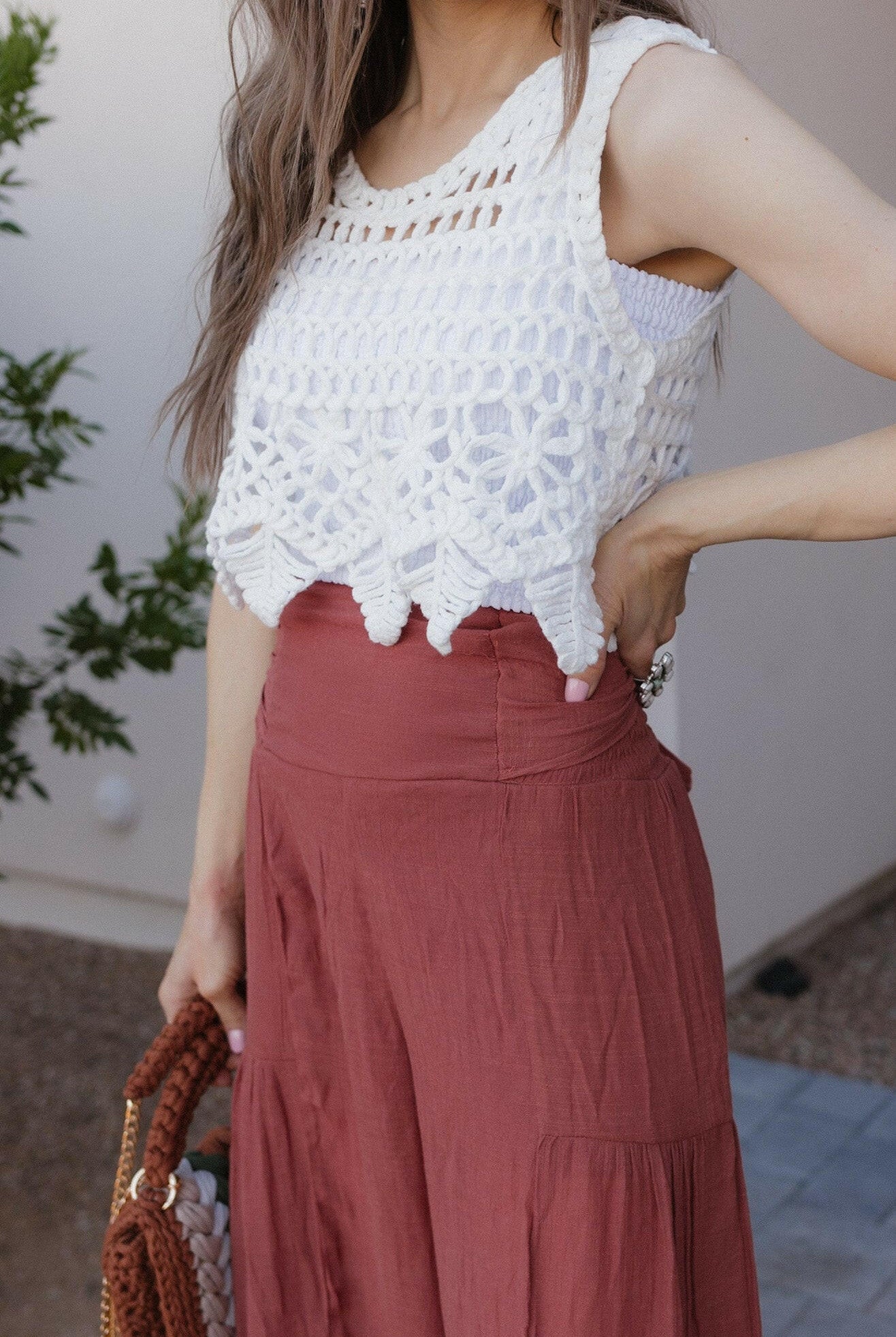 Bloom & Thread Crochet Top-Tops-Krush Kandy, Women's Online Fashion Boutique Located in Phoenix, Arizona (Scottsdale Area)