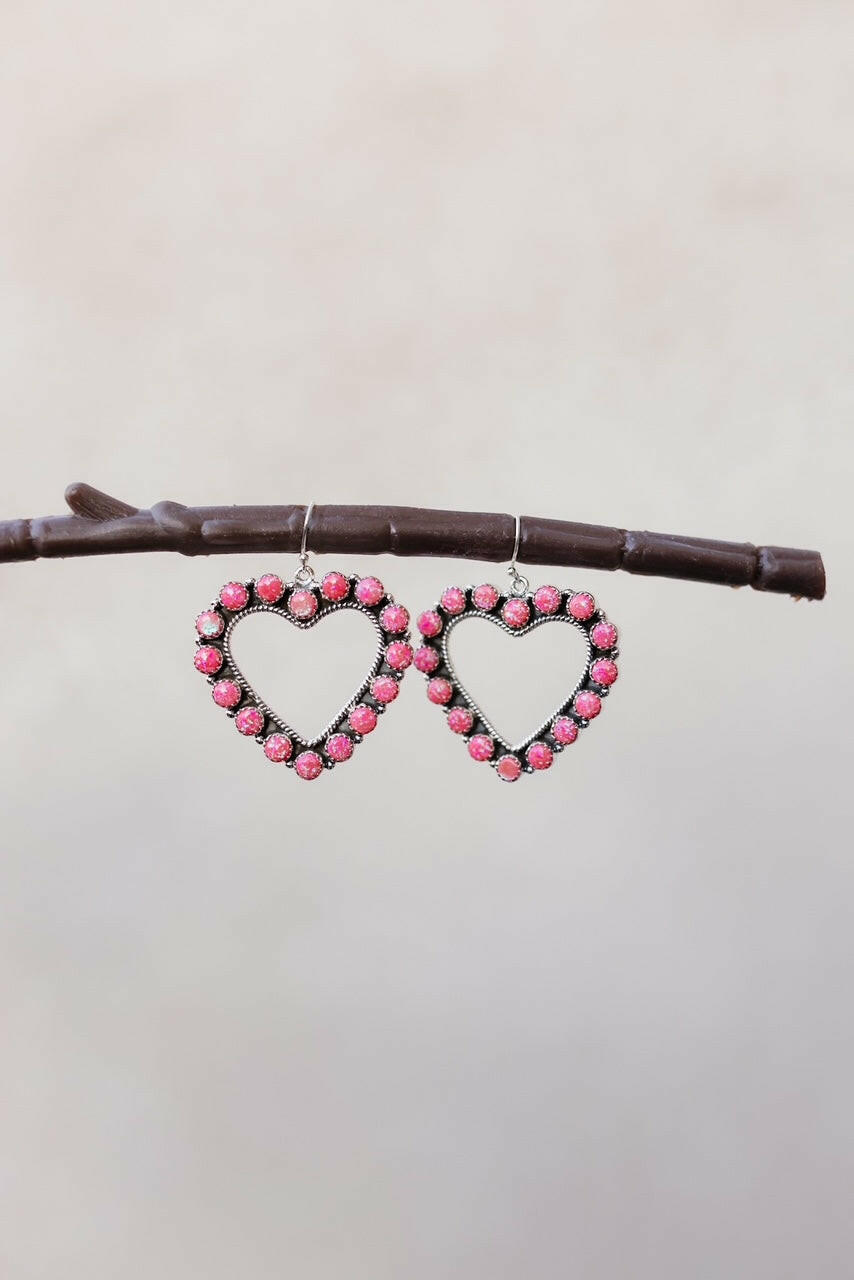 With All My Heart Stone Earrings | Krush Exclusive-Stud Earrings-Krush Kandy, Women's Online Fashion Boutique Located in Phoenix, Arizona (Scottsdale Area)