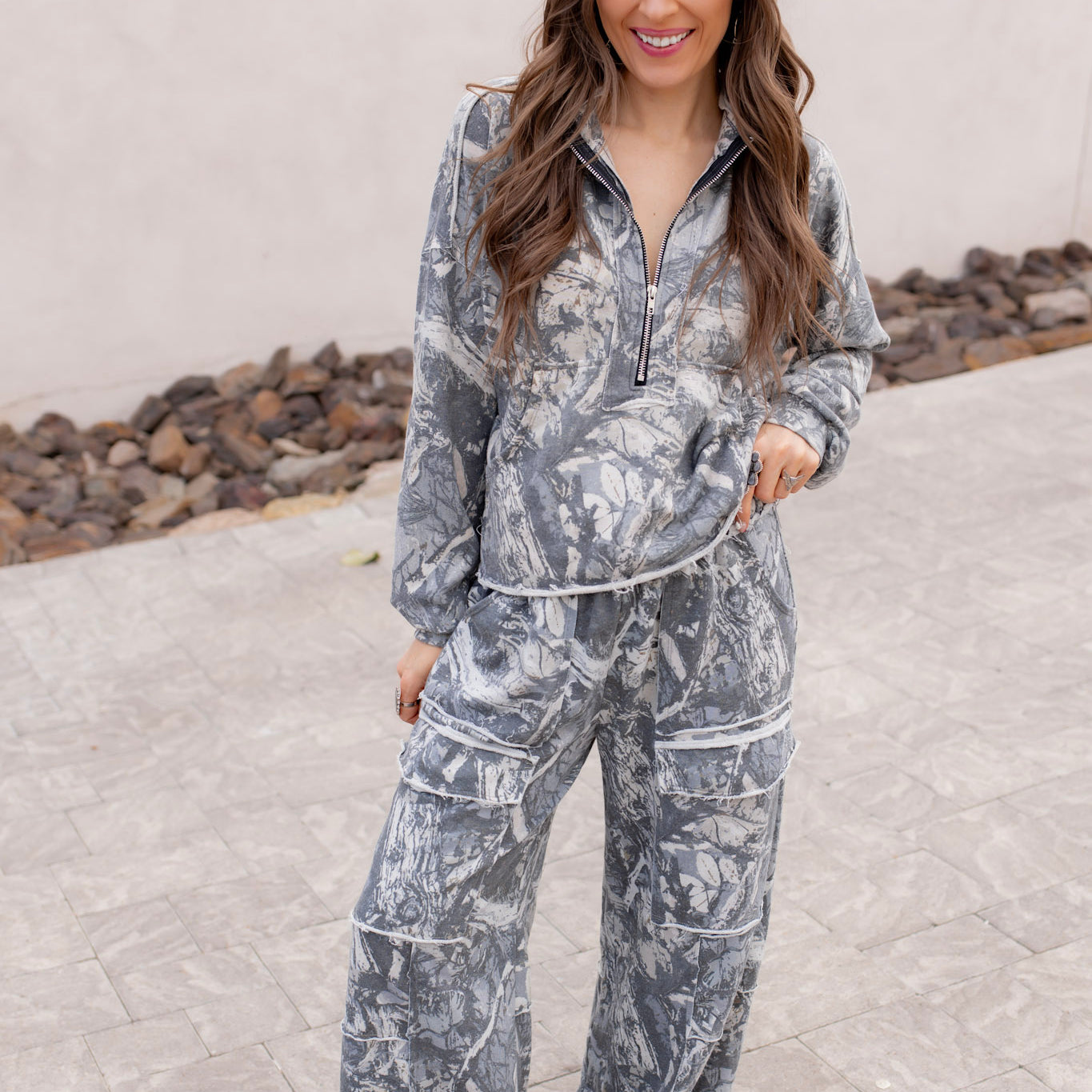 Washed Tree Camo Cargo Pants