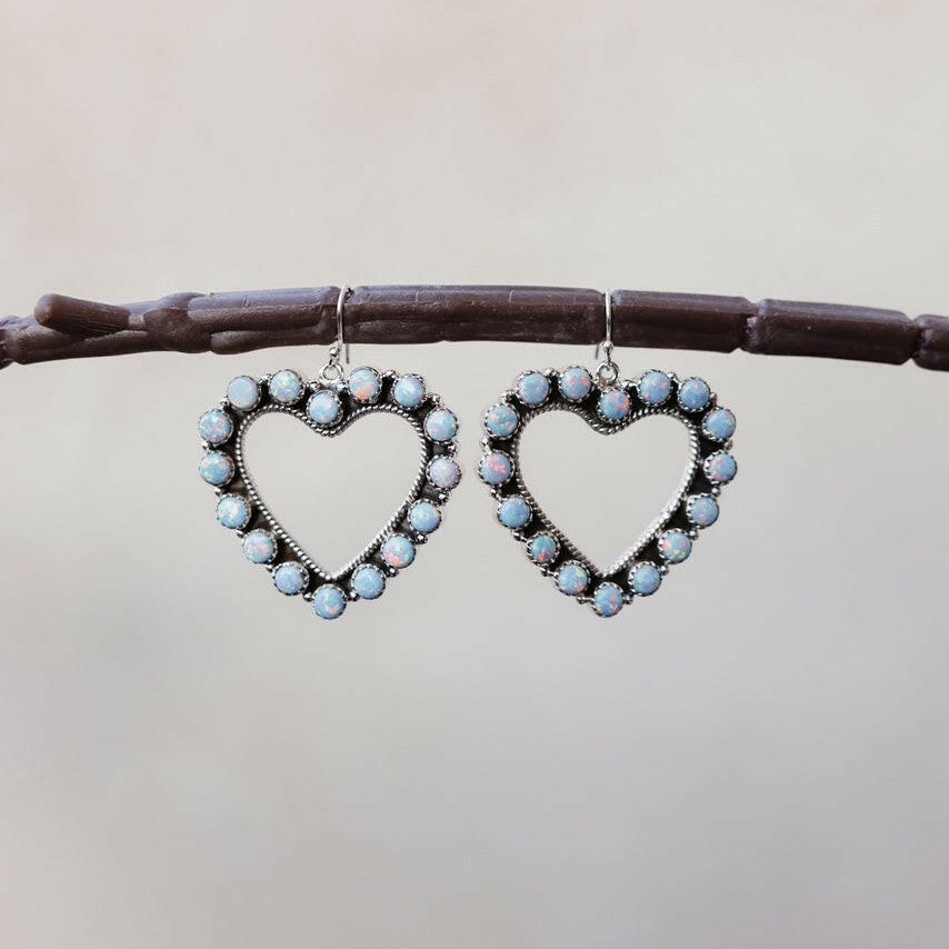 With All My Heart Stone Earrings | Krush Exclusive-Stud Earrings-Krush Kandy, Women's Online Fashion Boutique Located in Phoenix, Arizona (Scottsdale Area)