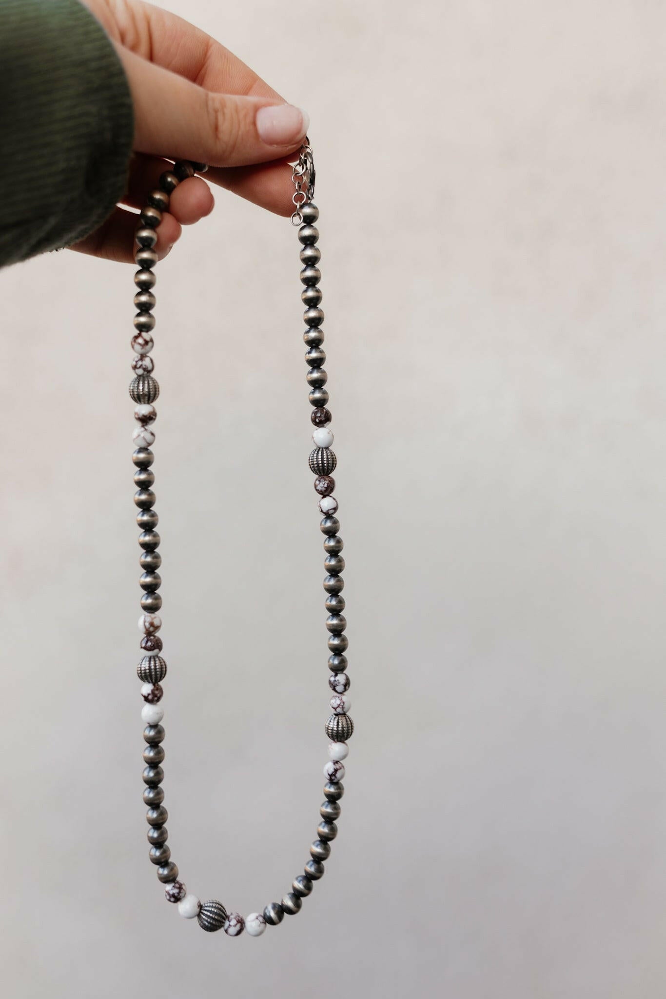 Wildhorse & Multi Desert Pearl Necklace-Chain Necklaces-Krush Kandy, Women's Online Fashion Boutique Located in Phoenix, Arizona (Scottsdale Area)