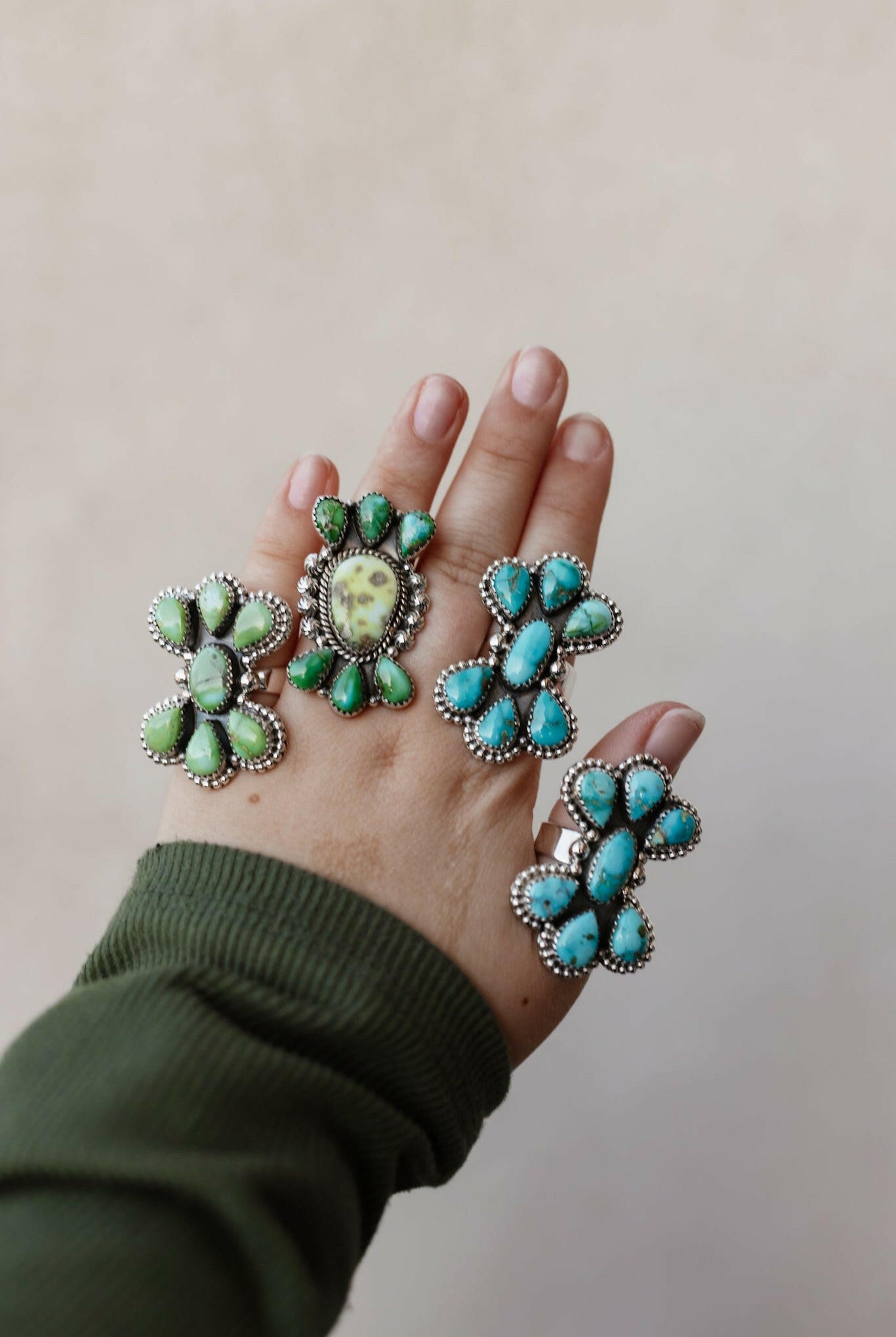 Mine 8 & Sonoran Gold One of a Kind Rings-Statement Rings-Krush Kandy, Women's Online Fashion Boutique Located in Phoenix, Arizona (Scottsdale Area)