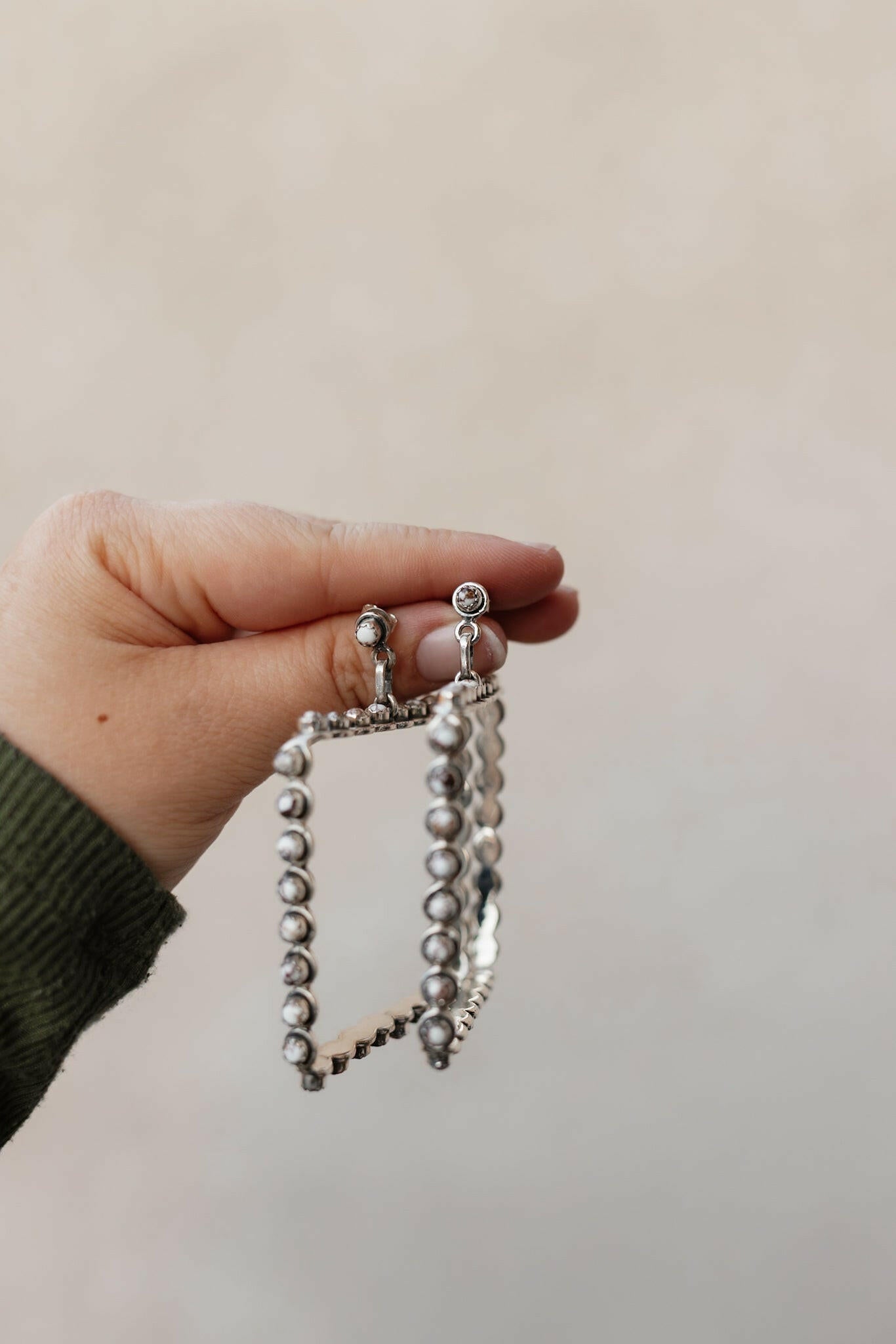 Shape Of You Stone Earrings-Stud Earrings-Krush Kandy, Women's Online Fashion Boutique Located in Phoenix, Arizona (Scottsdale Area)