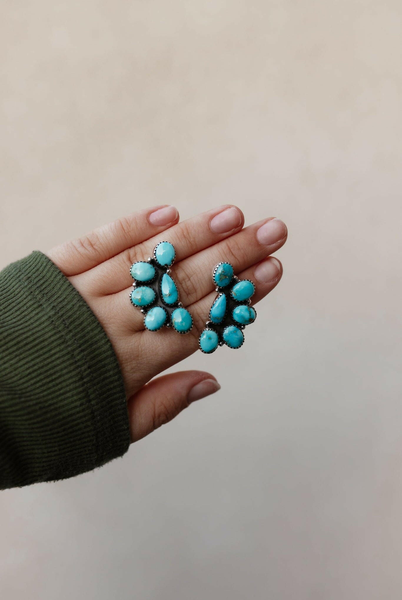 Half Cluster Earrings-Statement Rings-Krush Kandy, Women's Online Fashion Boutique Located in Phoenix, Arizona (Scottsdale Area)