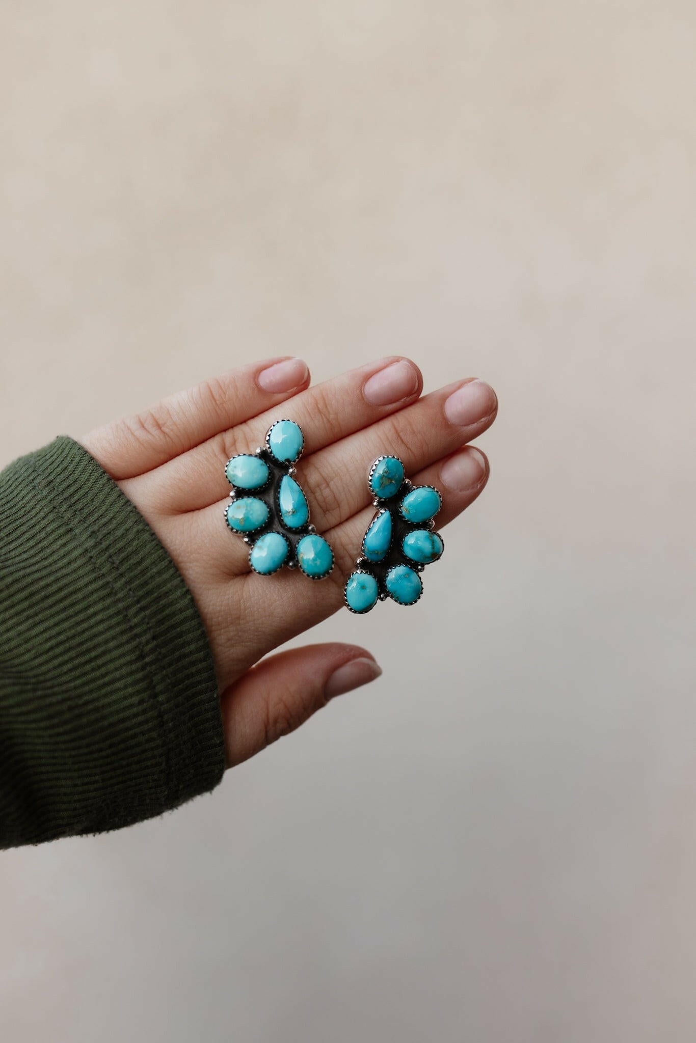 Half Cluster Earrings-Statement Rings-Krush Kandy, Women's Online Fashion Boutique Located in Phoenix, Arizona (Scottsdale Area)