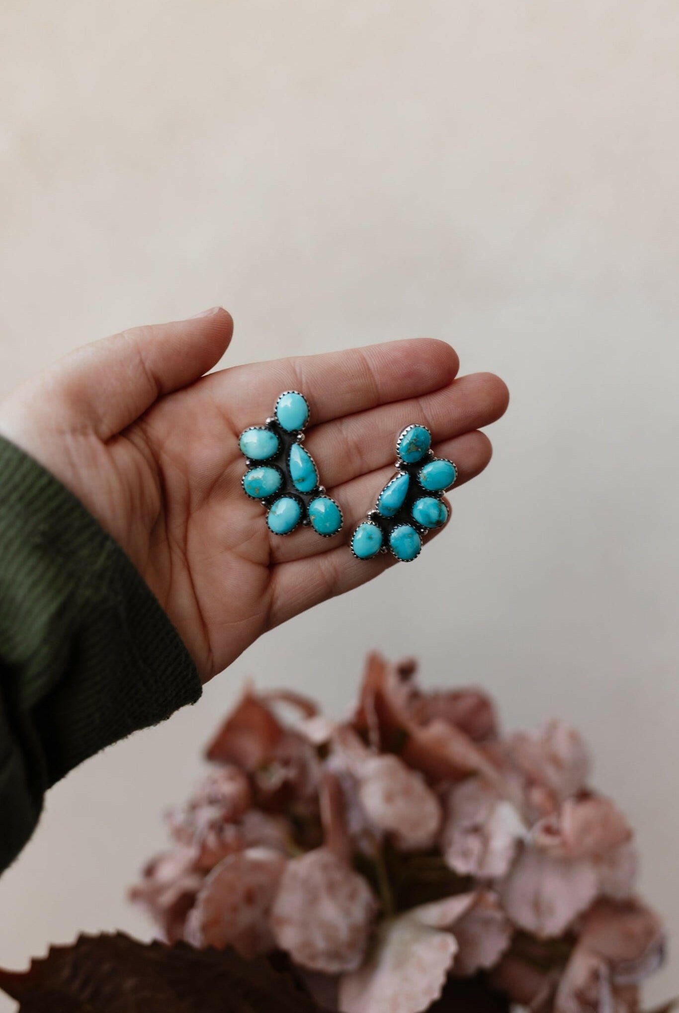 Half Cluster Earrings-Statement Rings-Krush Kandy, Women's Online Fashion Boutique Located in Phoenix, Arizona (Scottsdale Area)