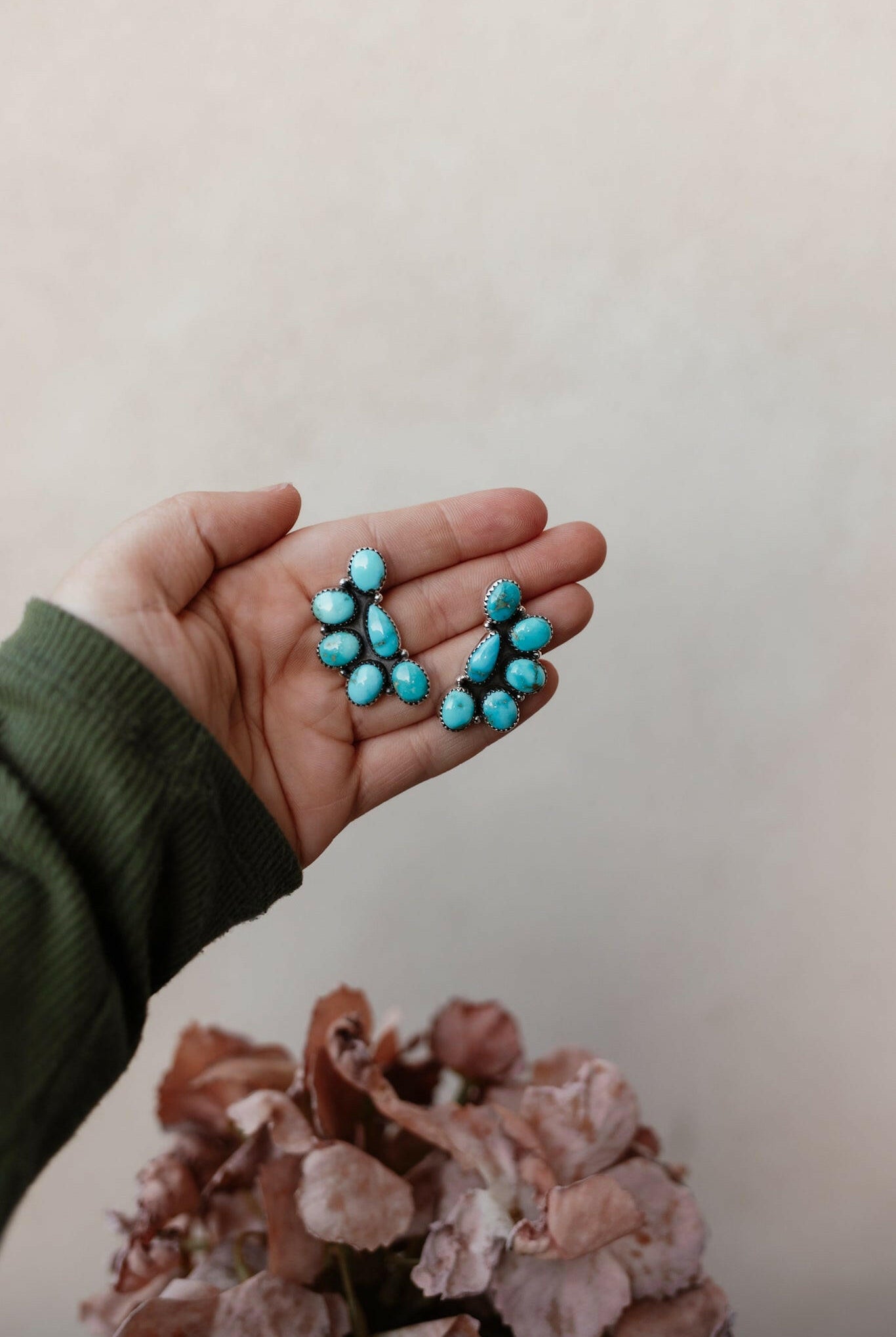 Half Cluster Earrings-Statement Rings-Krush Kandy, Women's Online Fashion Boutique Located in Phoenix, Arizona (Scottsdale Area)