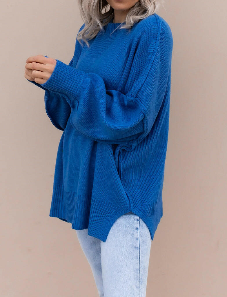 Everyday Elegance Side Slit Sweater | S-XL-Sweaters-Krush Kandy, Women's Online Fashion Boutique Located in Phoenix, Arizona (Scottsdale Area)