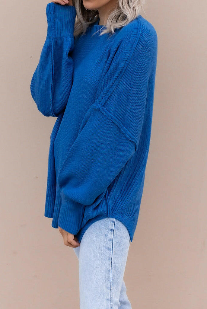 Everyday Elegance Side Slit Sweater | S-XL-Sweaters-Krush Kandy, Women's Online Fashion Boutique Located in Phoenix, Arizona (Scottsdale Area)