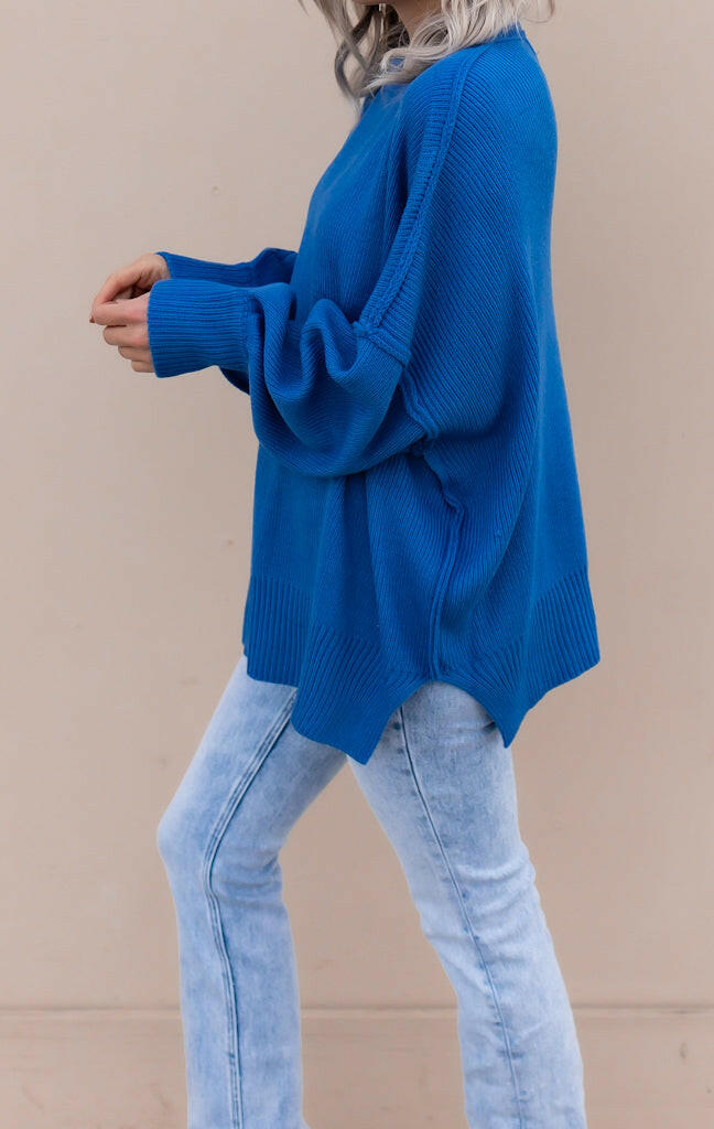 Everyday Elegance Side Slit Sweater | S-XL-Sweaters-Krush Kandy, Women's Online Fashion Boutique Located in Phoenix, Arizona (Scottsdale Area)