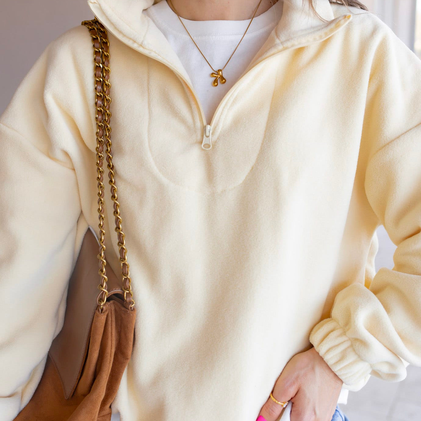 Set In Spring Fleece Sweater
