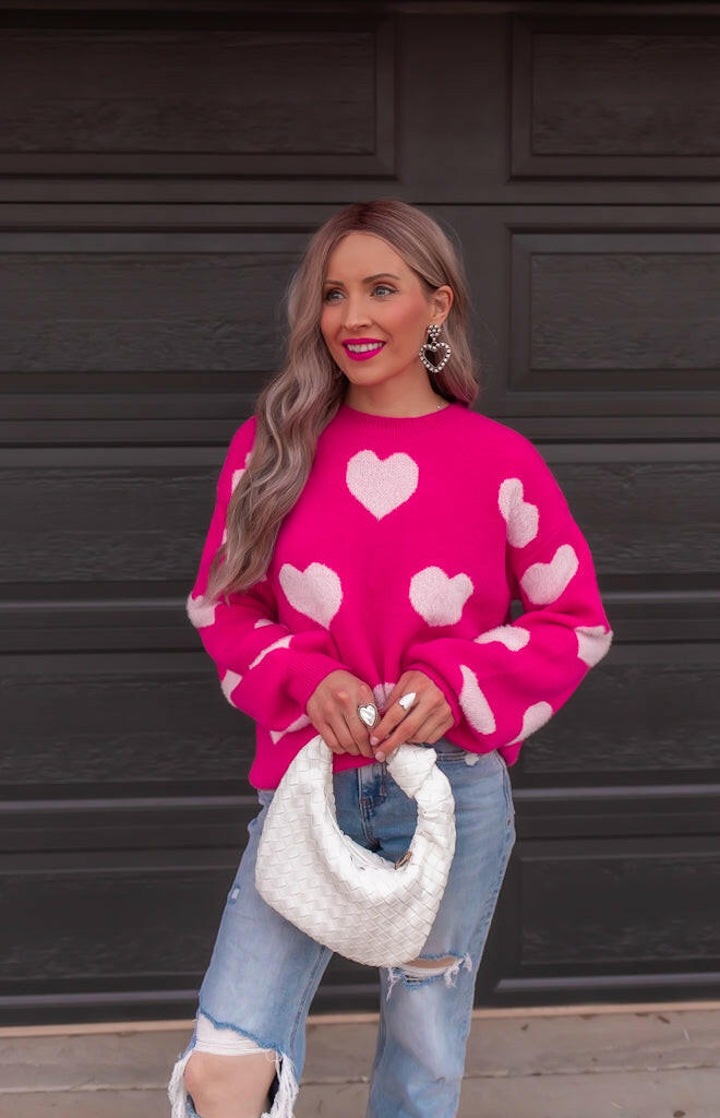 Oh My Heart Cuddly Soft Sweater | S-XL-Sweaters-Krush Kandy, Women's Online Fashion Boutique Located in Phoenix, Arizona (Scottsdale Area)