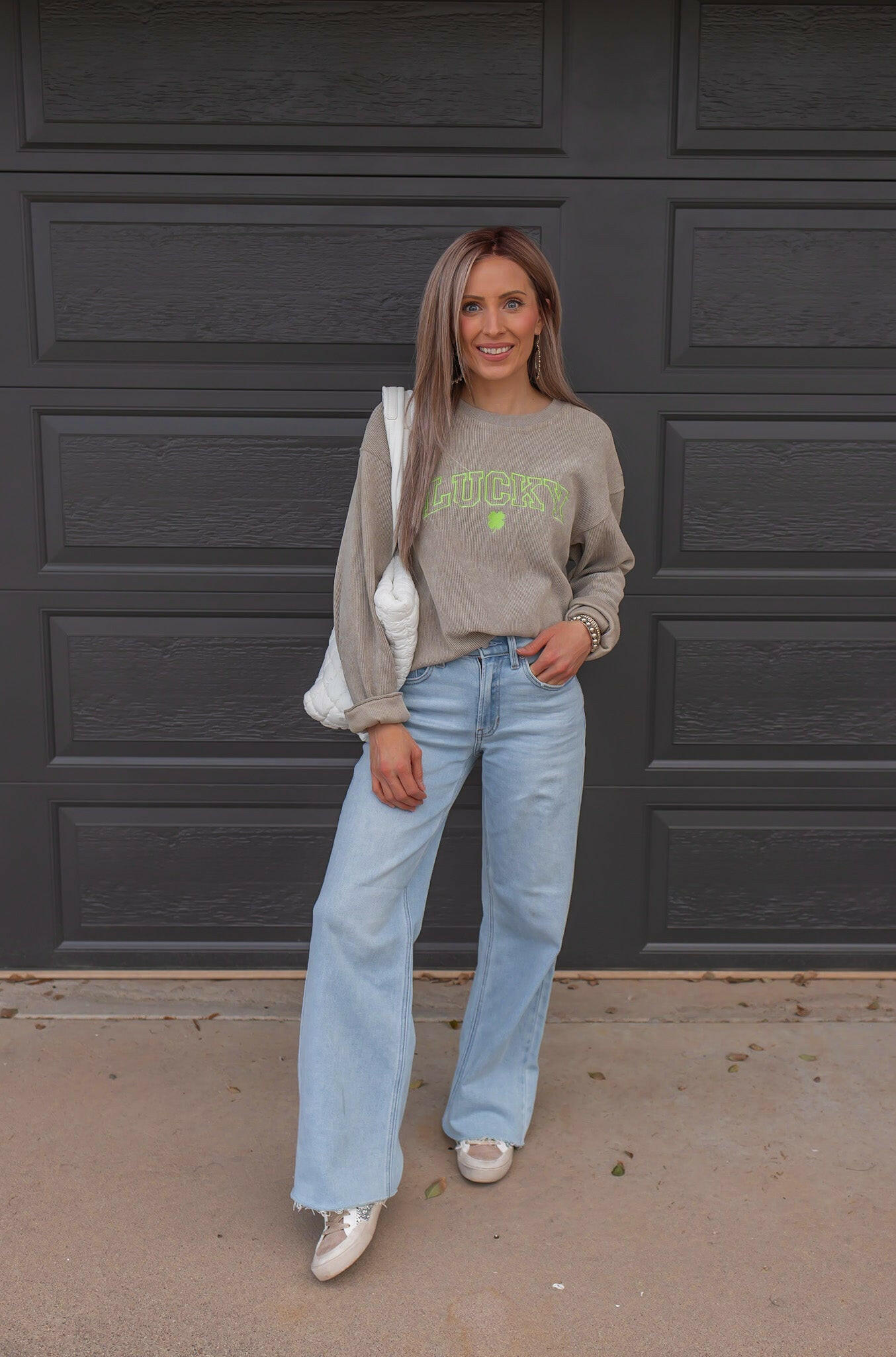 Kristyn Wide Leg Denim Jean-Jeans-Krush Kandy, Women's Online Fashion Boutique Located in Phoenix, Arizona (Scottsdale Area)