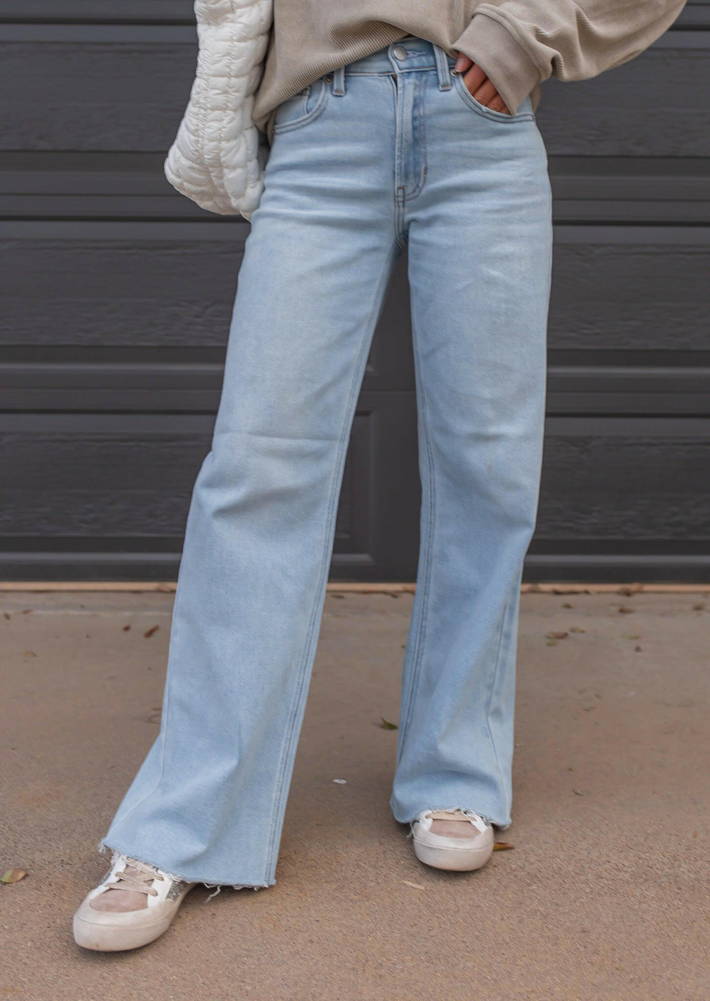 Kristyn Wide Leg Denim Jean-Jeans-Krush Kandy, Women's Online Fashion Boutique Located in Phoenix, Arizona (Scottsdale Area)