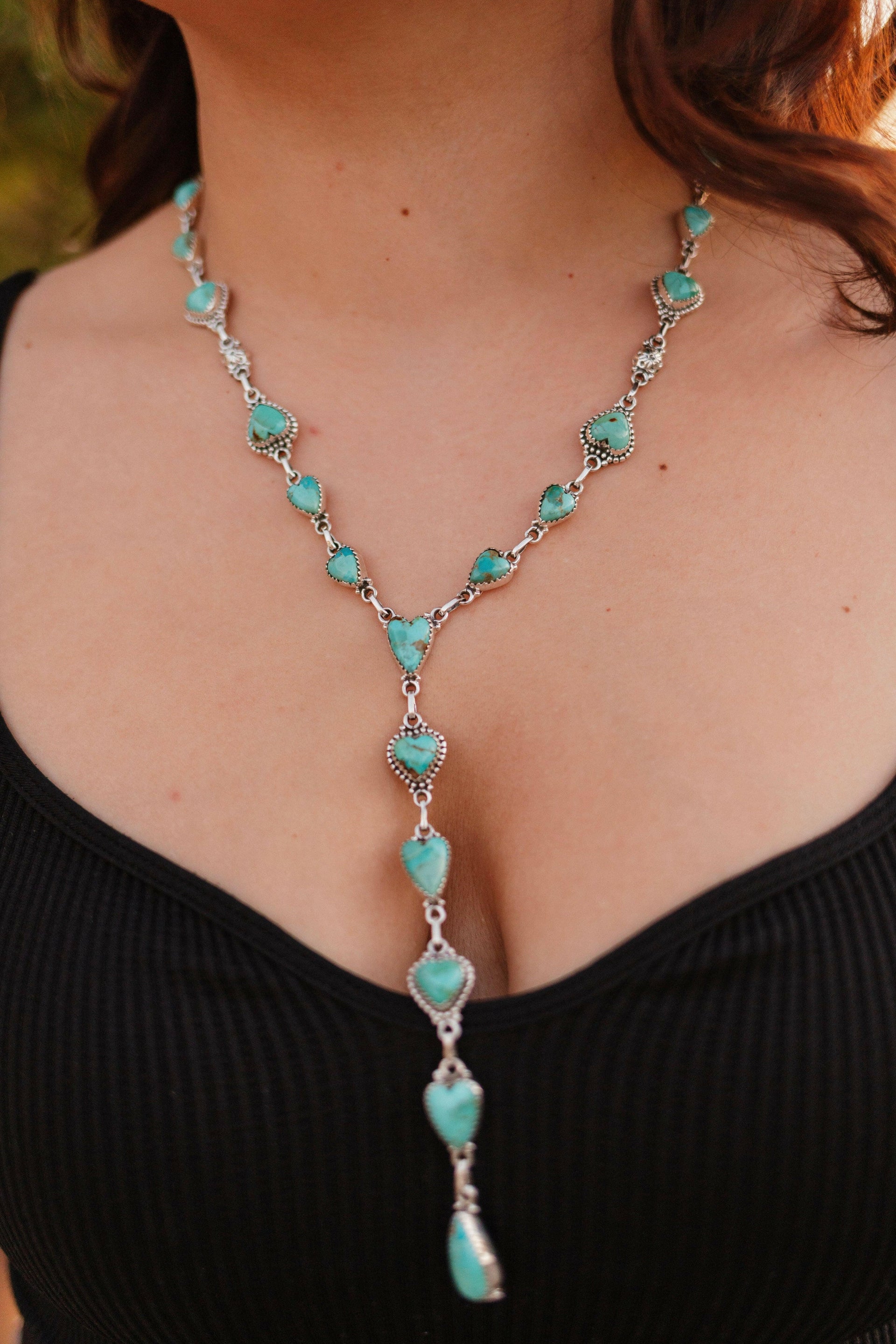 Hearts Galore Lariat Stone Necklace-Necklaces-Krush Kandy, Women's Online Fashion Boutique Located in Phoenix, Arizona (Scottsdale Area)