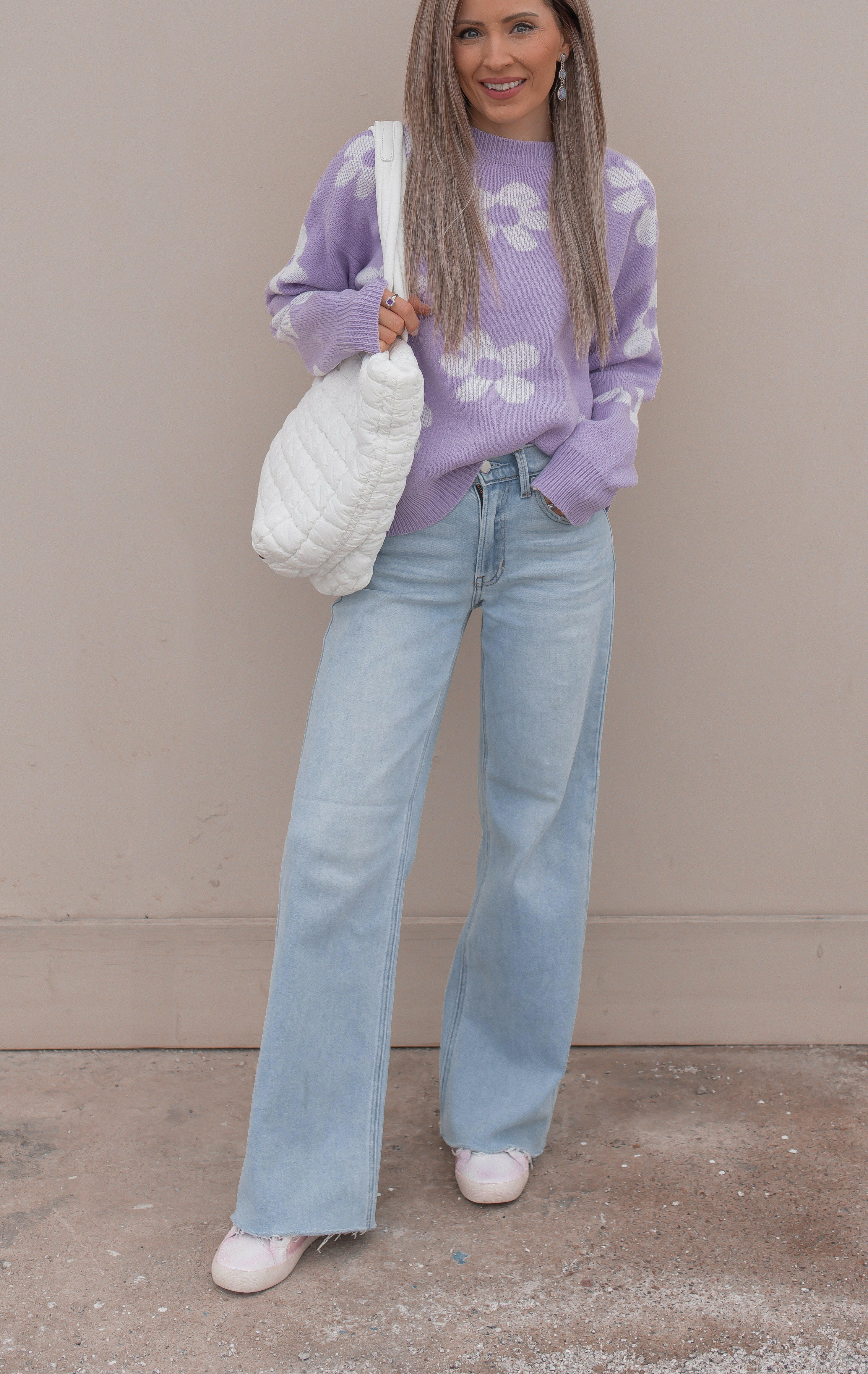 Kristyn Wide Leg Denim Jean-Jeans-Krush Kandy, Women's Online Fashion Boutique Located in Phoenix, Arizona (Scottsdale Area)