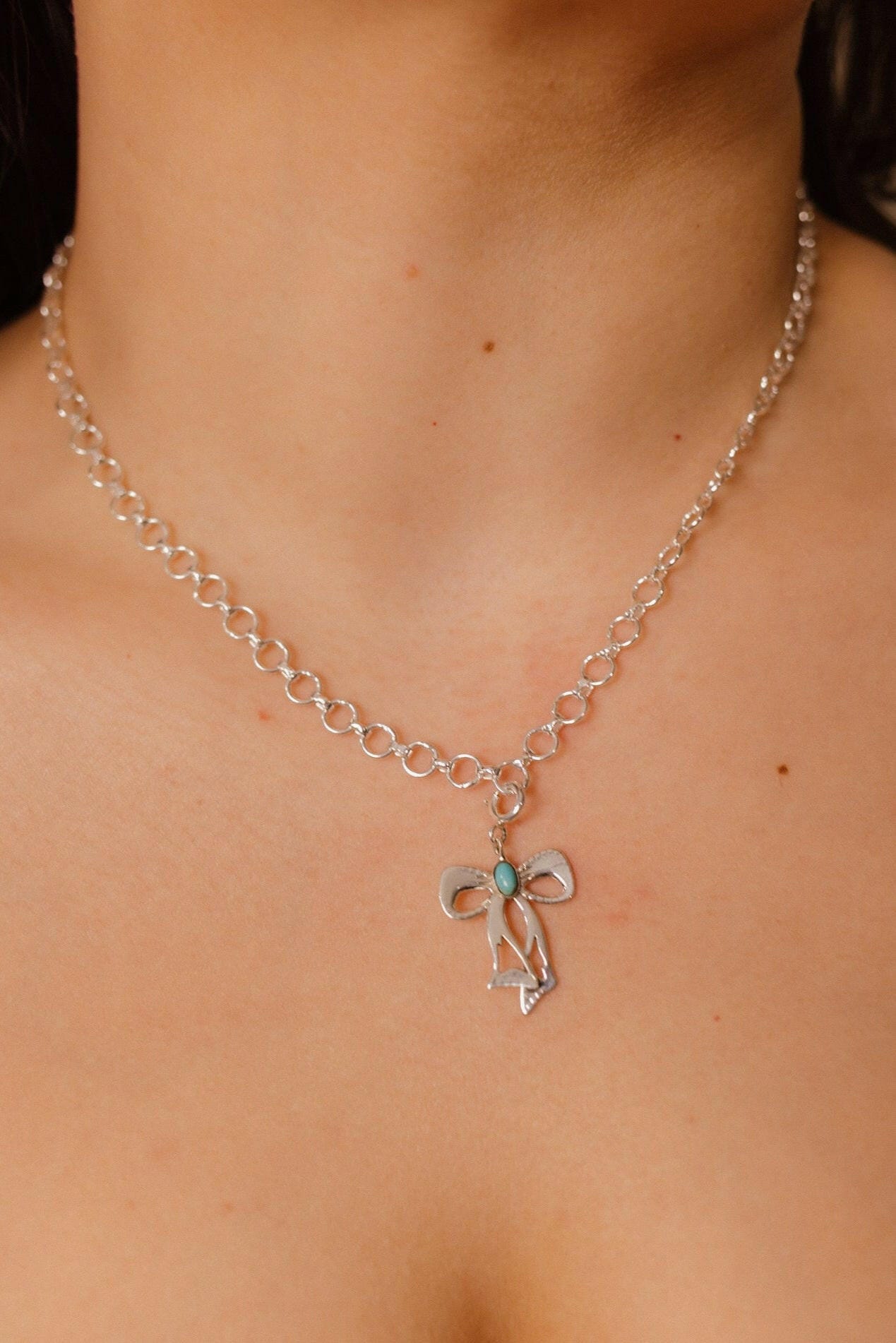 Krush Exclusive Bow Charm-Necklaces-Krush Kandy, Women's Online Fashion Boutique Located in Phoenix, Arizona (Scottsdale Area)