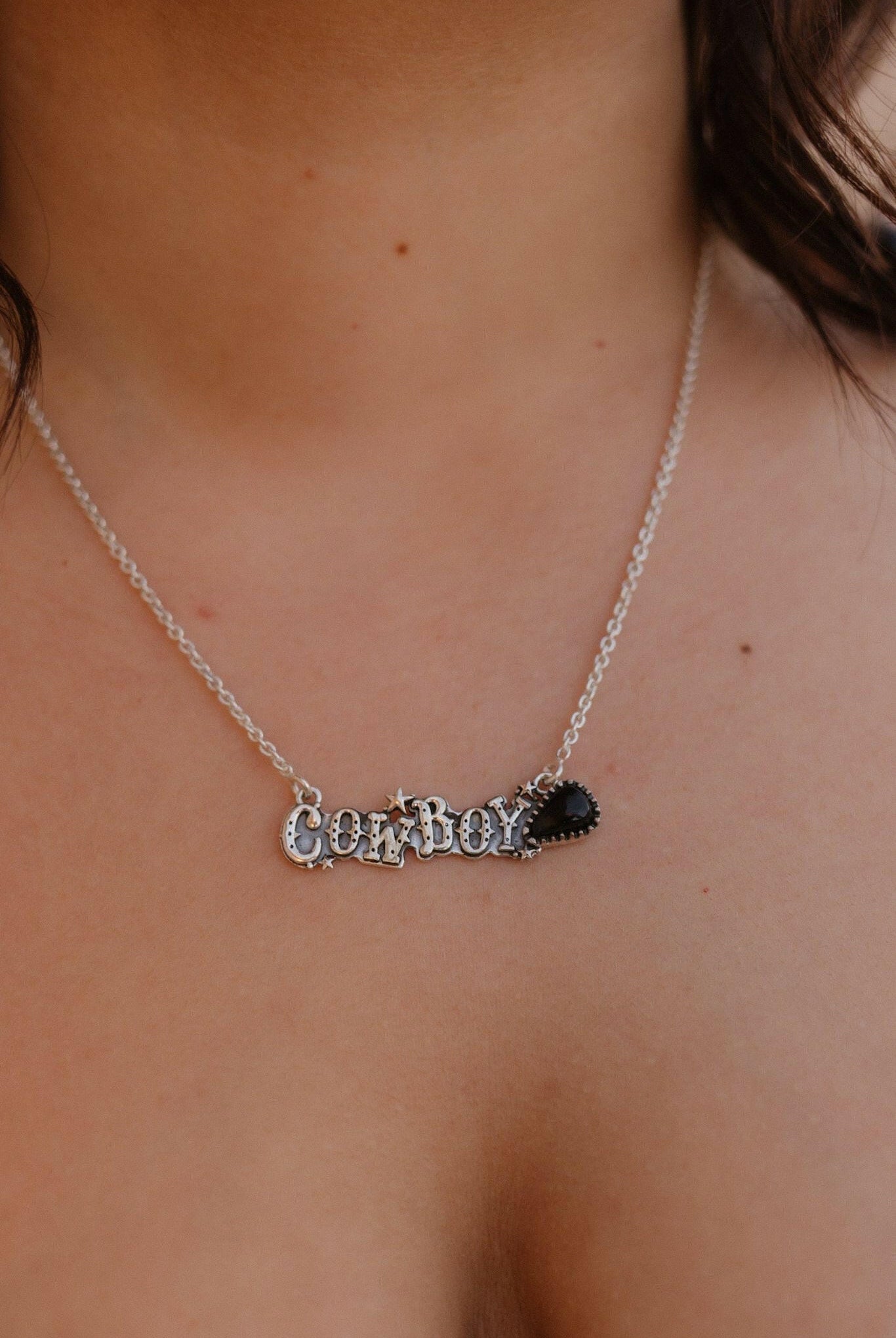 Meet Me At The Rodeo Cowboy Necklace-Chain Necklaces-Krush Kandy, Women's Online Fashion Boutique Located in Phoenix, Arizona (Scottsdale Area)