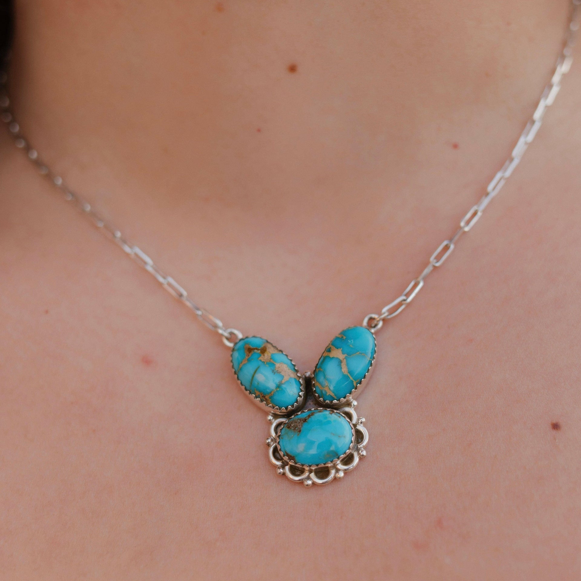 Clove Stone Slab Necklace-Chain Necklaces-Krush Kandy, Women's Online Fashion Boutique Located in Phoenix, Arizona (Scottsdale Area)