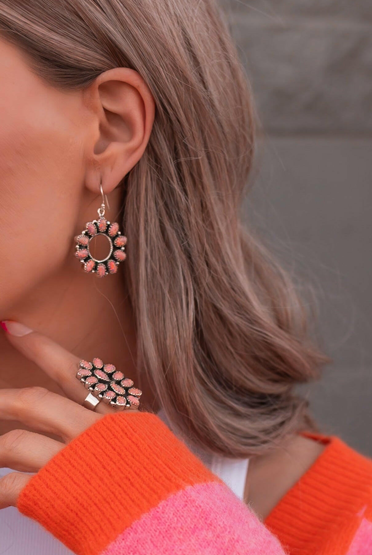 HOLLOW "O" STERLING SILVER EARRINGS-Drop Earrings-Krush Kandy, Women's Online Fashion Boutique Located in Phoenix, Arizona (Scottsdale Area)