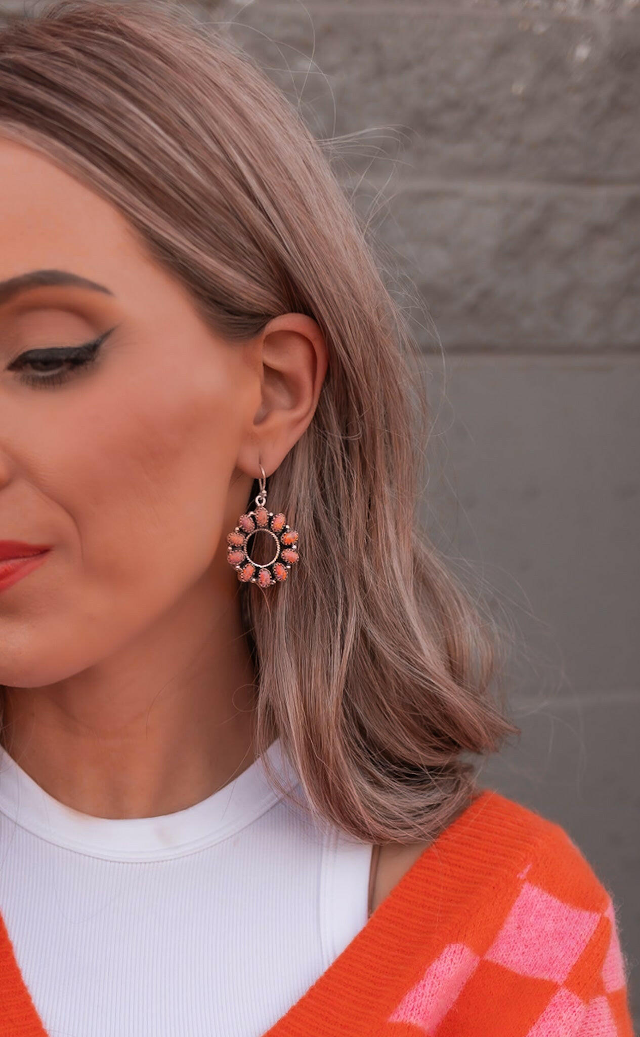 HOLLOW "O" STERLING SILVER EARRINGS-Drop Earrings-Krush Kandy, Women's Online Fashion Boutique Located in Phoenix, Arizona (Scottsdale Area)