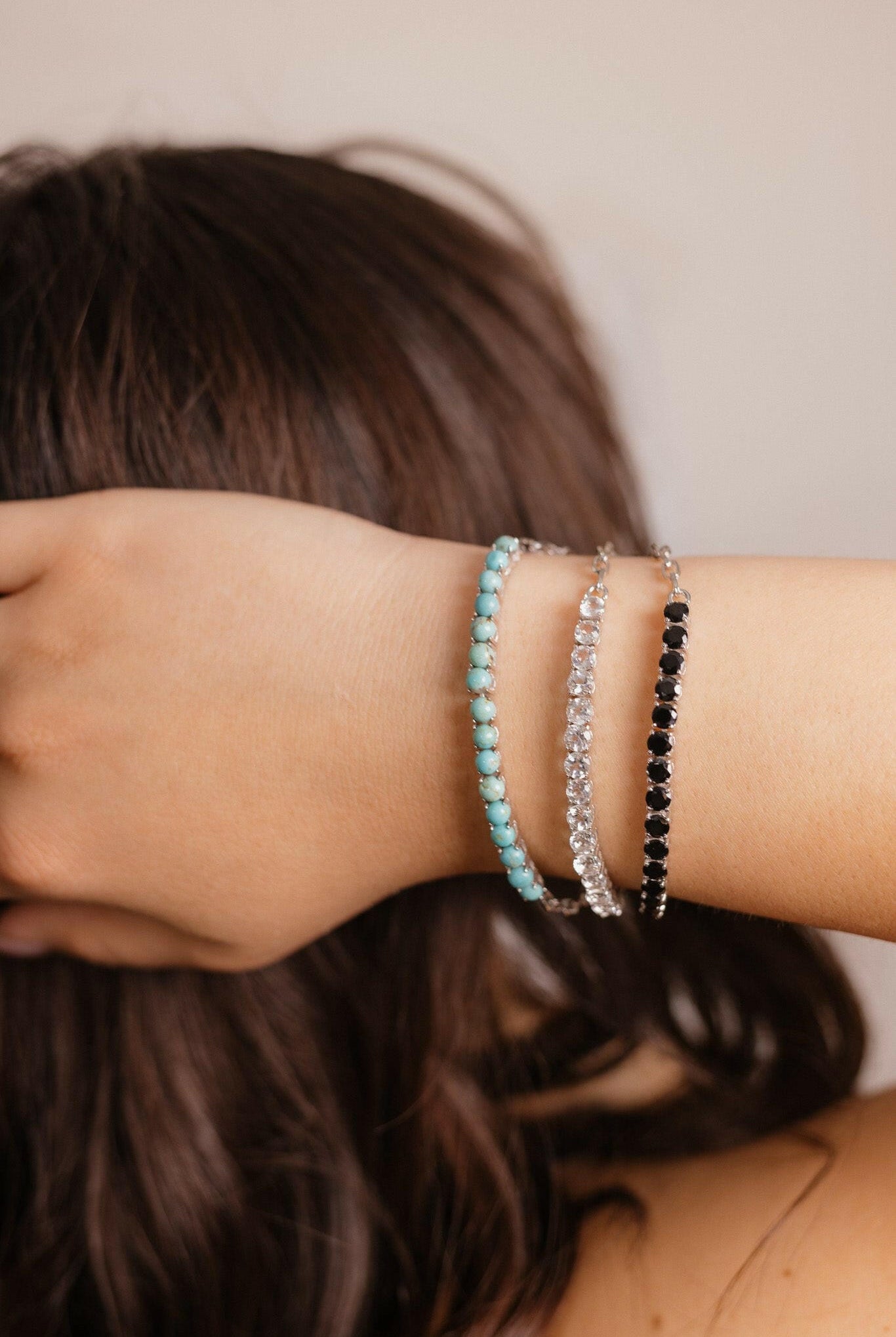 Simple Statement Stone Bracelet-Bracelets-Krush Kandy, Women's Online Fashion Boutique Located in Phoenix, Arizona (Scottsdale Area)