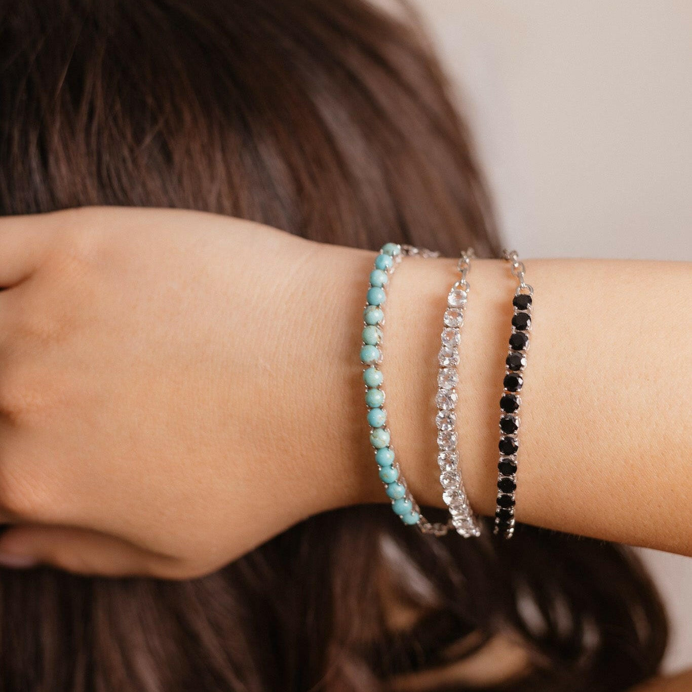 Simple Statement Stone Bracelet-Bracelets-Krush Kandy, Women's Online Fashion Boutique Located in Phoenix, Arizona (Scottsdale Area)