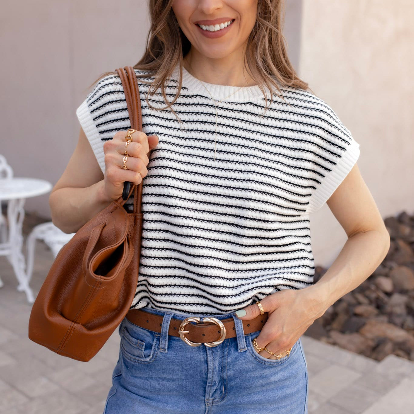 The Stripe Edit Tee