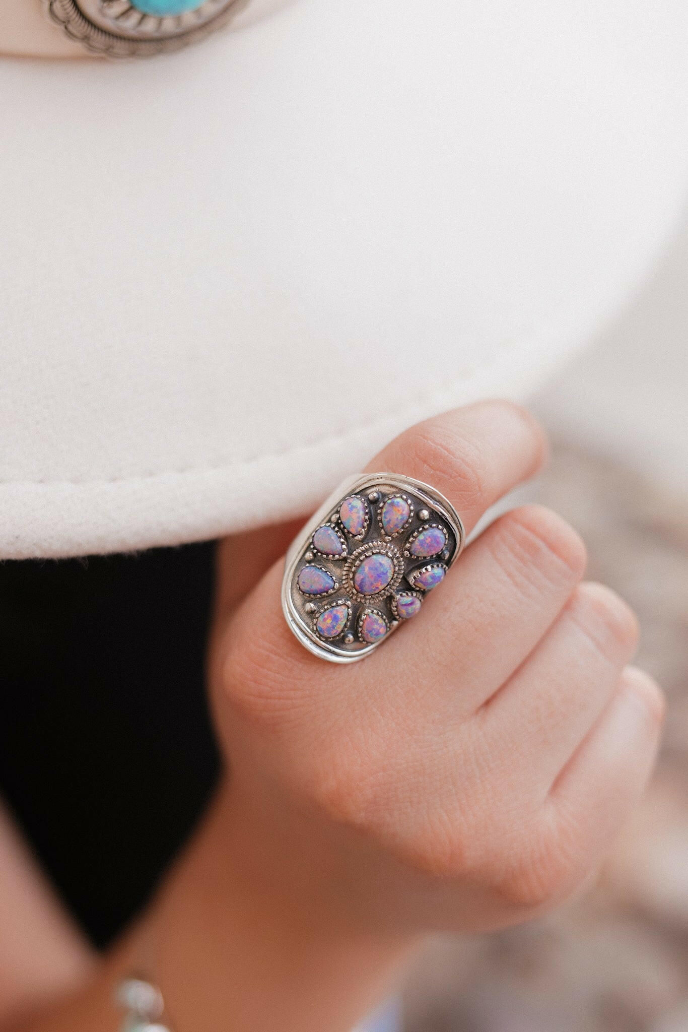 Round My Finger Cluster Ring MADE TO ORDER-Cluster Rings-Krush Kandy, Women's Online Fashion Boutique Located in Phoenix, Arizona (Scottsdale Area)