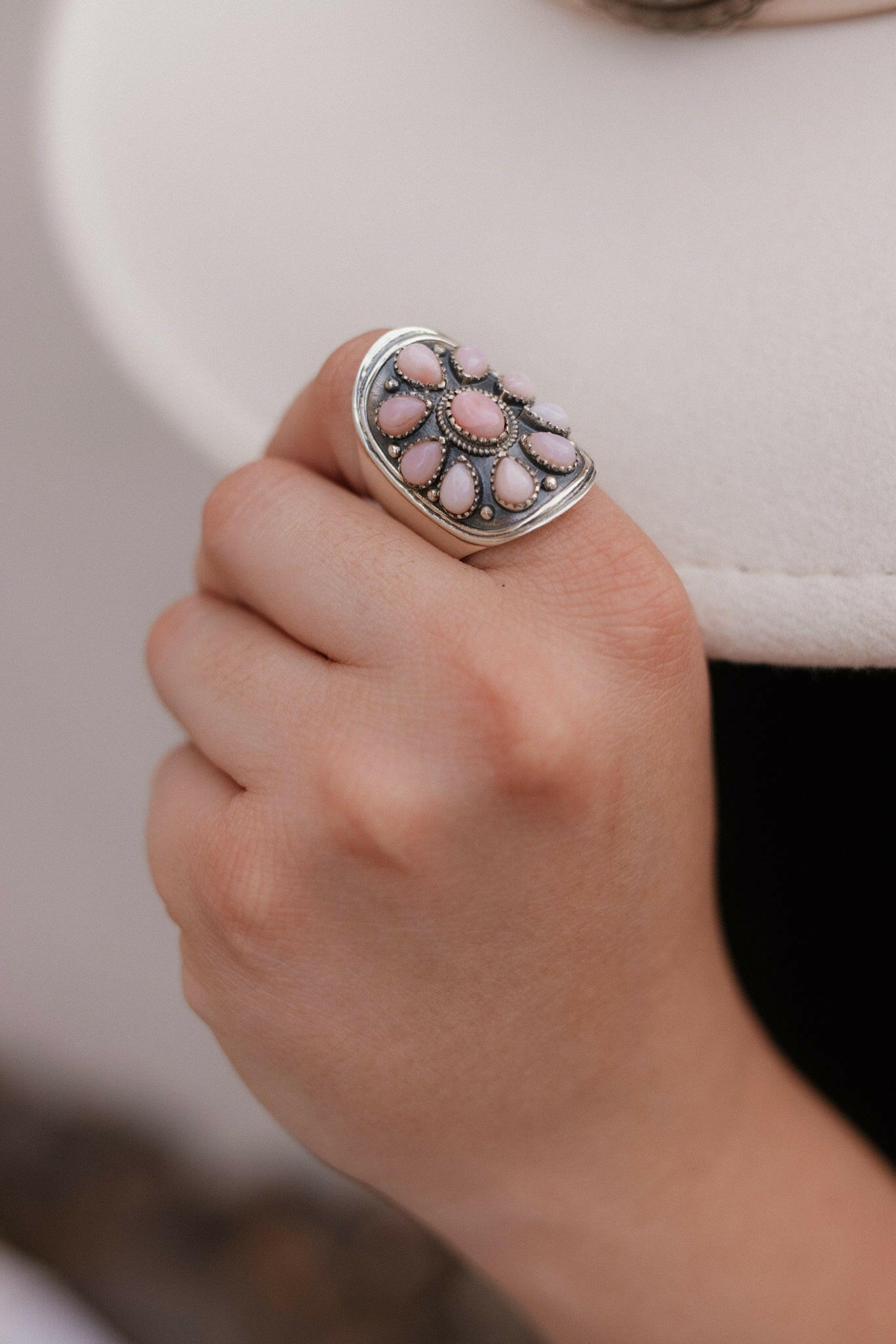 Round My Finger Cluster Ring MADE TO ORDER-Cluster Rings-Krush Kandy, Women's Online Fashion Boutique Located in Phoenix, Arizona (Scottsdale Area)