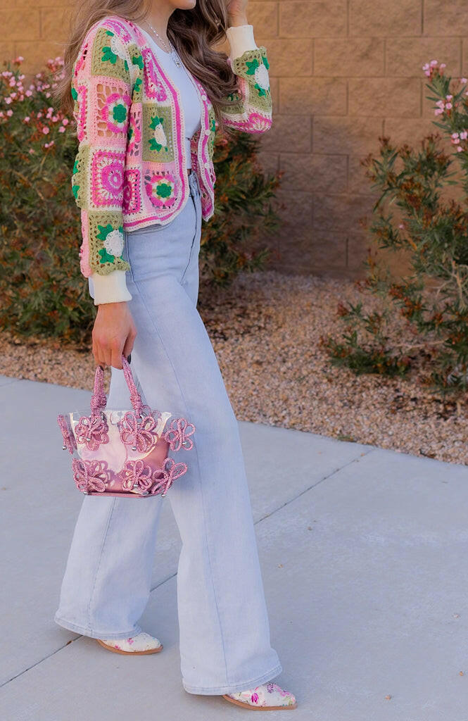 Jade Crochet Lace Cardigan-Cardigans-Krush Kandy, Women's Online Fashion Boutique Located in Phoenix, Arizona (Scottsdale Area)