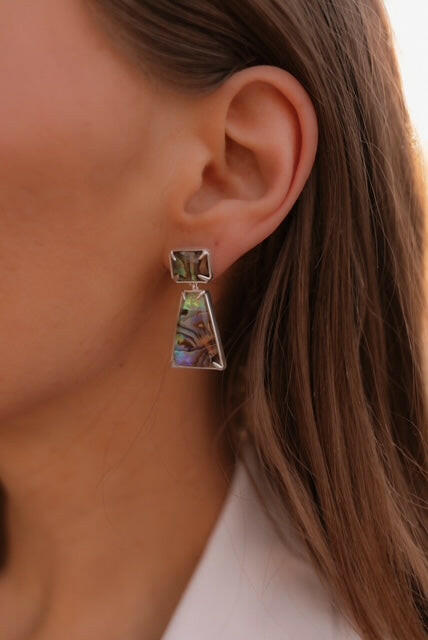 Serenity's Stone Slab Earrings-Earrings-Krush Kandy, Women's Online Fashion Boutique Located in Phoenix, Arizona (Scottsdale Area)