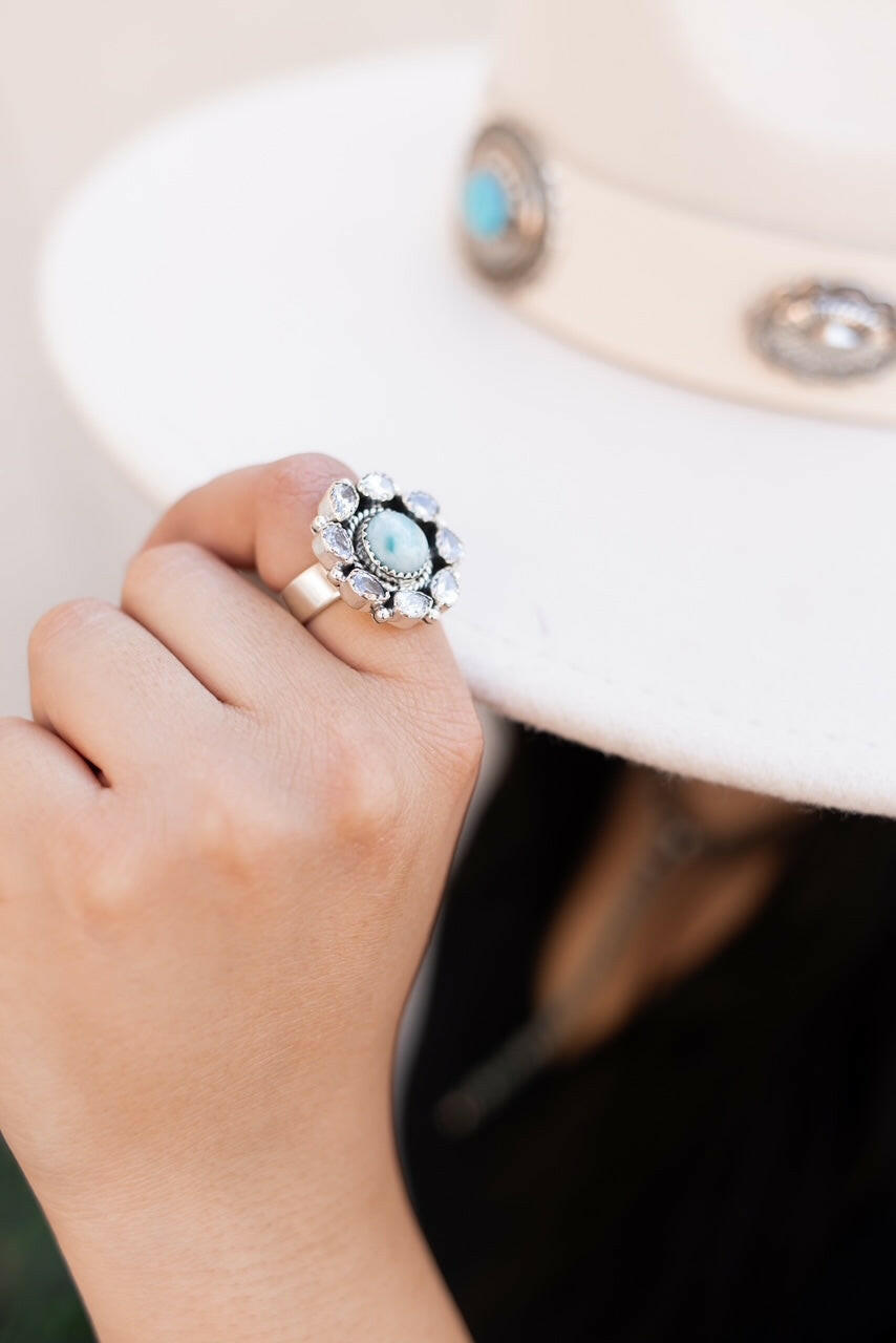 Krystal Krushes Cluster Ring-Cluster Rings-Krush Kandy, Women's Online Fashion Boutique Located in Phoenix, Arizona (Scottsdale Area)