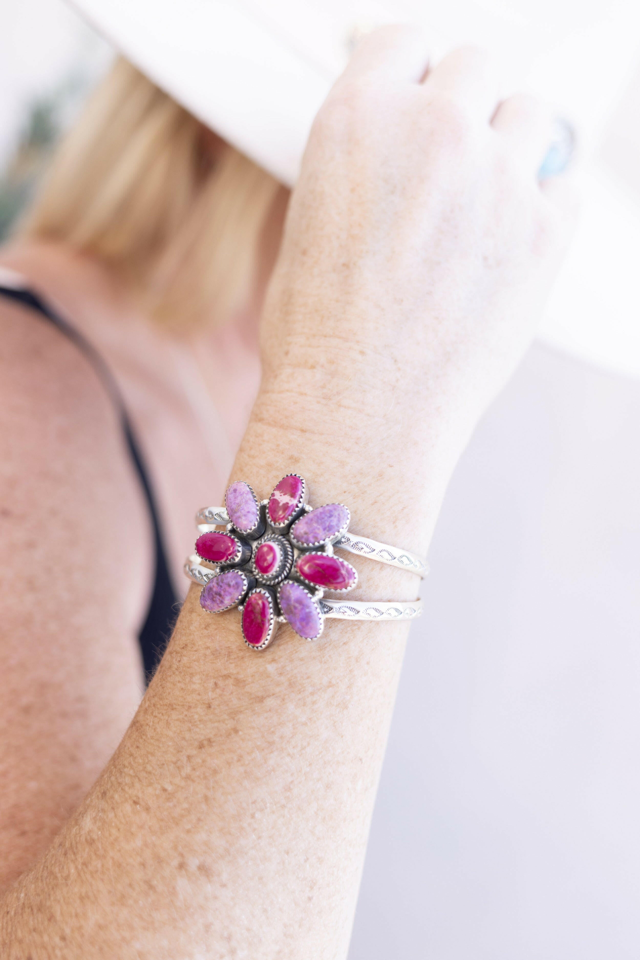 Desert Jasper Boho Cuff-Bracelets-Krush Kandy, Women's Online Fashion Boutique Located in Phoenix, Arizona (Scottsdale Area)