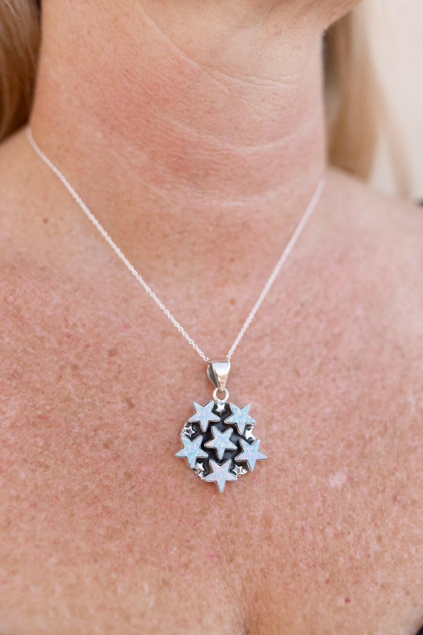 5 Star General Sterling Silver Pendant-Pendant Necklaces-Krush Kandy, Women's Online Fashion Boutique Located in Phoenix, Arizona (Scottsdale Area)