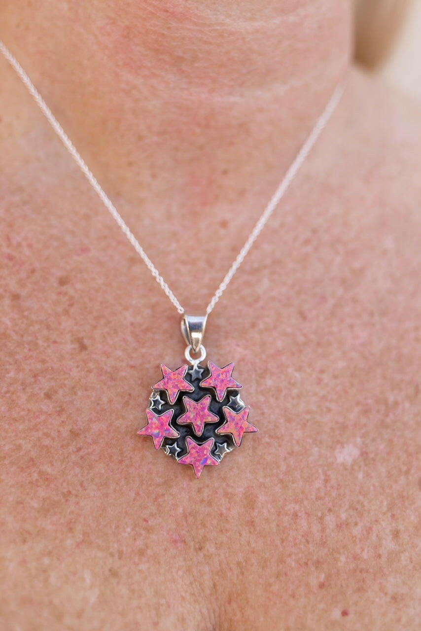 5 Star General Sterling Silver Pendant-Pendant Necklaces-Krush Kandy, Women's Online Fashion Boutique Located in Phoenix, Arizona (Scottsdale Area)